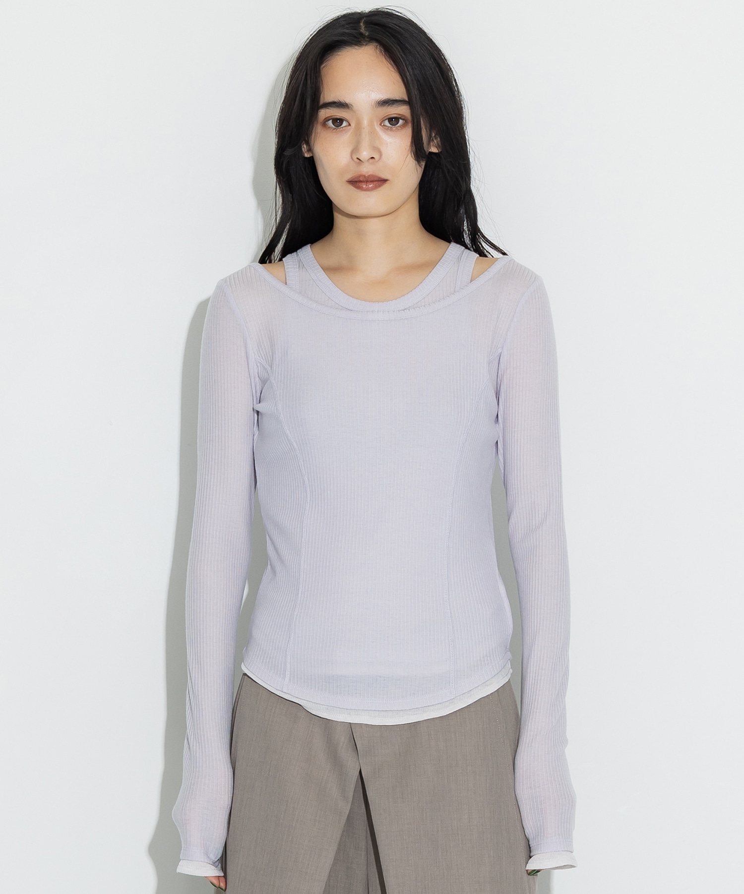 Cashmere Silk Wool Long Tee STUDIOUS