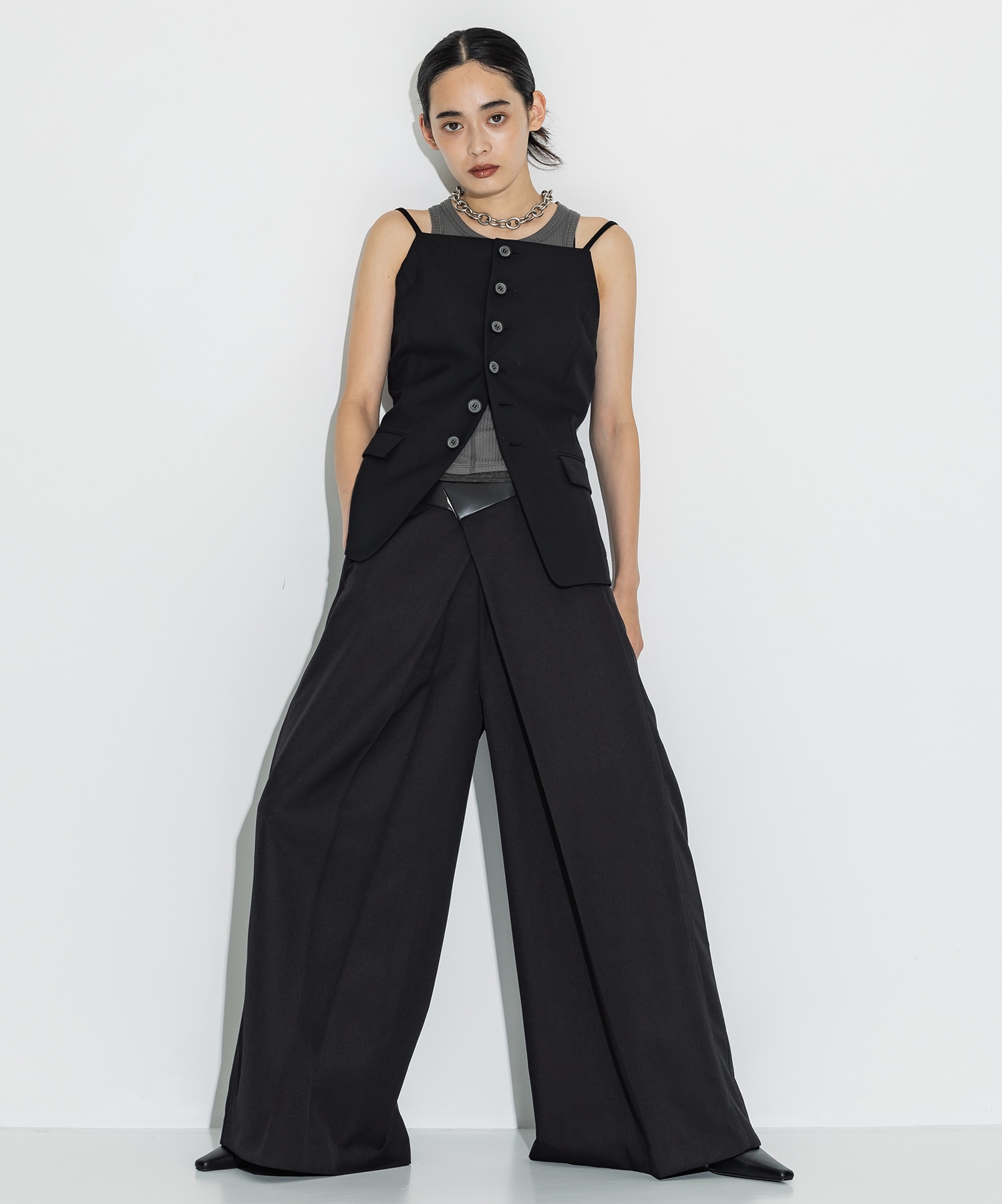 Leather Belted Trousers STUDIOUS