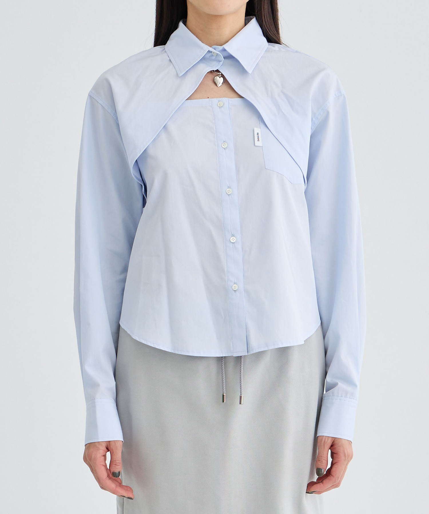 Cut-out Thomas Mason Shirt BASICKS