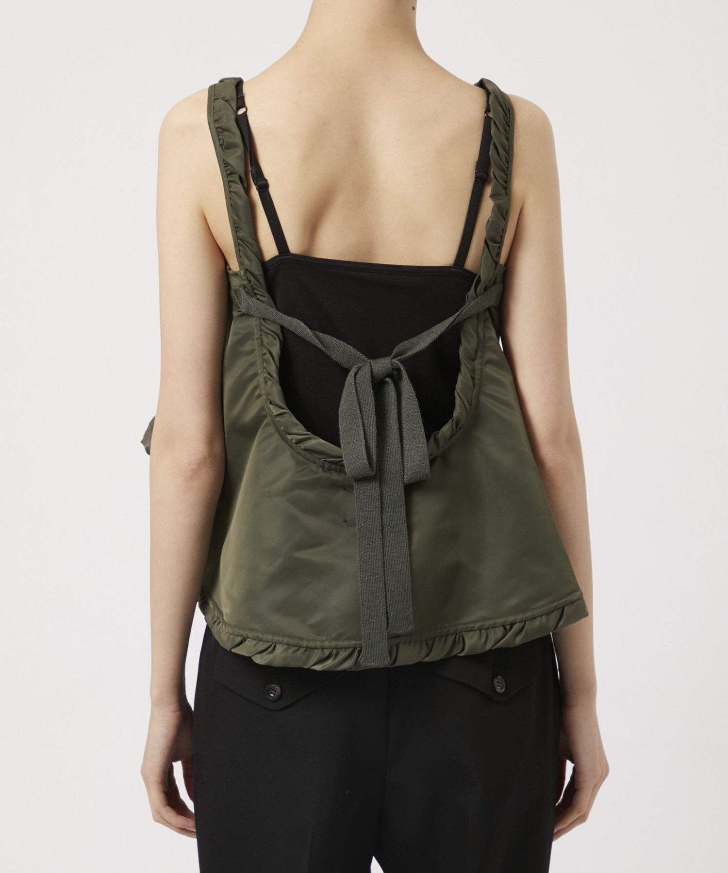 flared MA-1 bustier ODAKHA