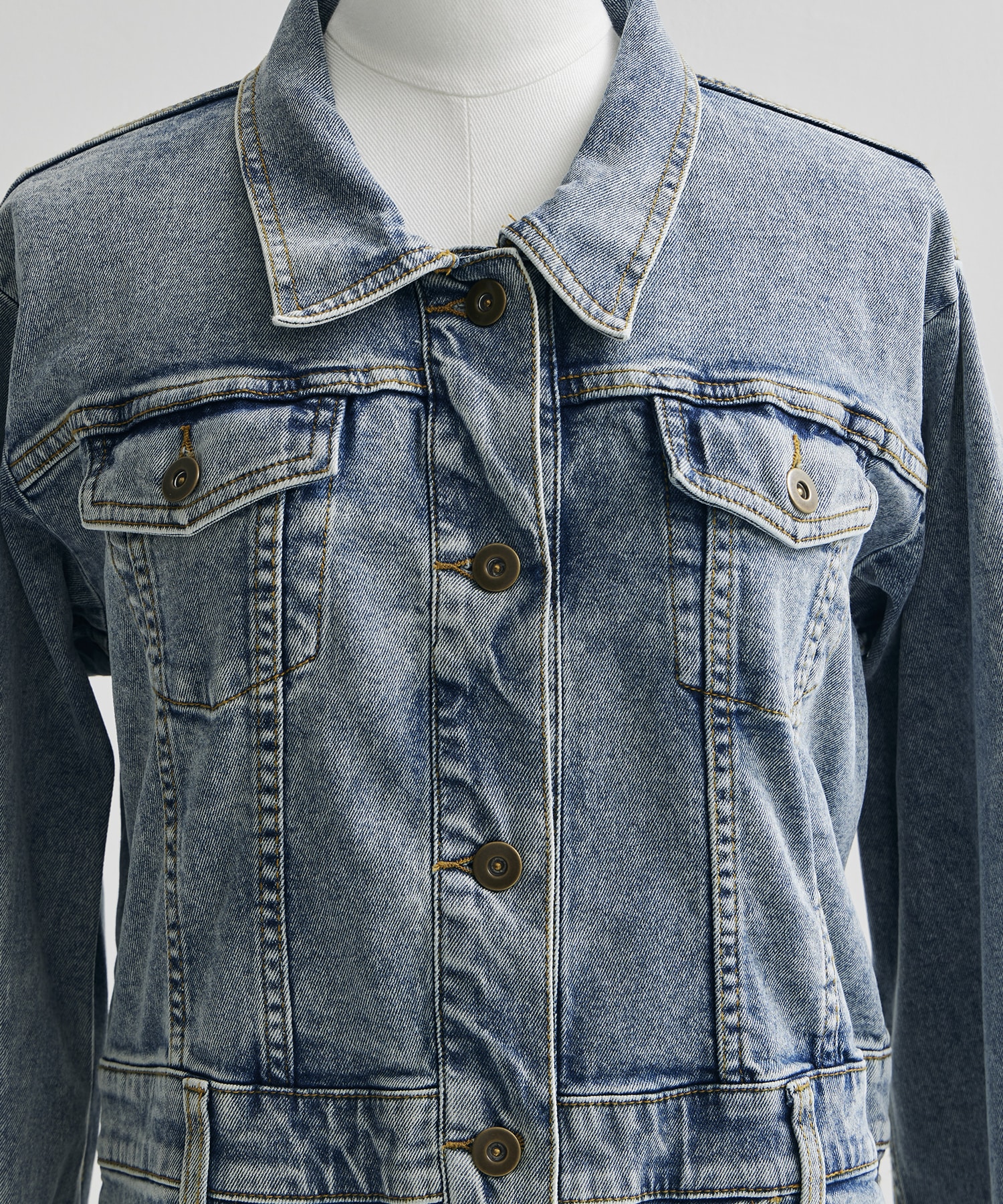 I LINE DENIM SHIRT DRESS AMERI