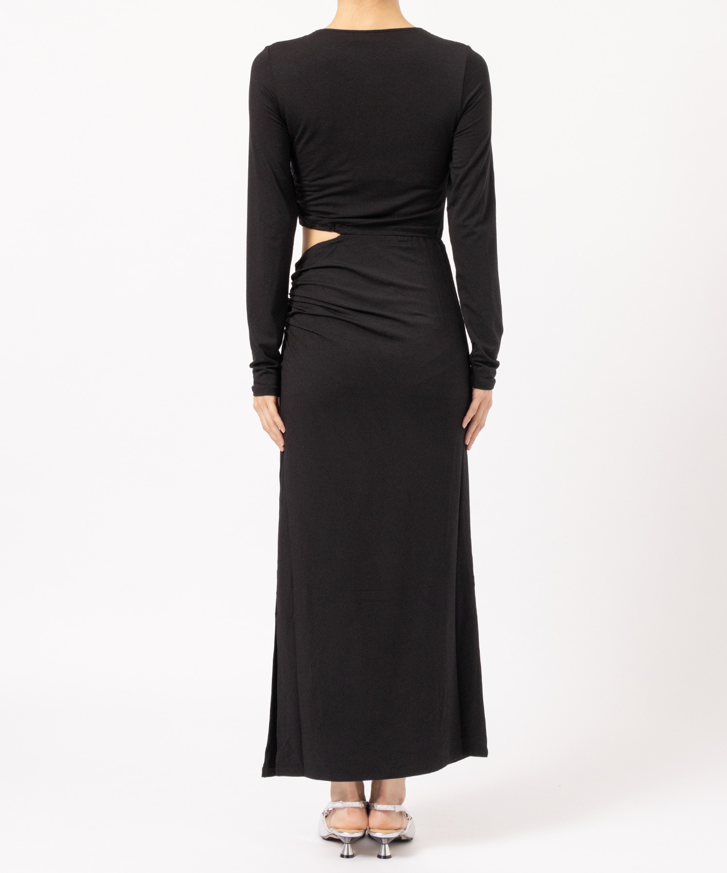 Collagen Side Slit Asymmetrical Dress determ