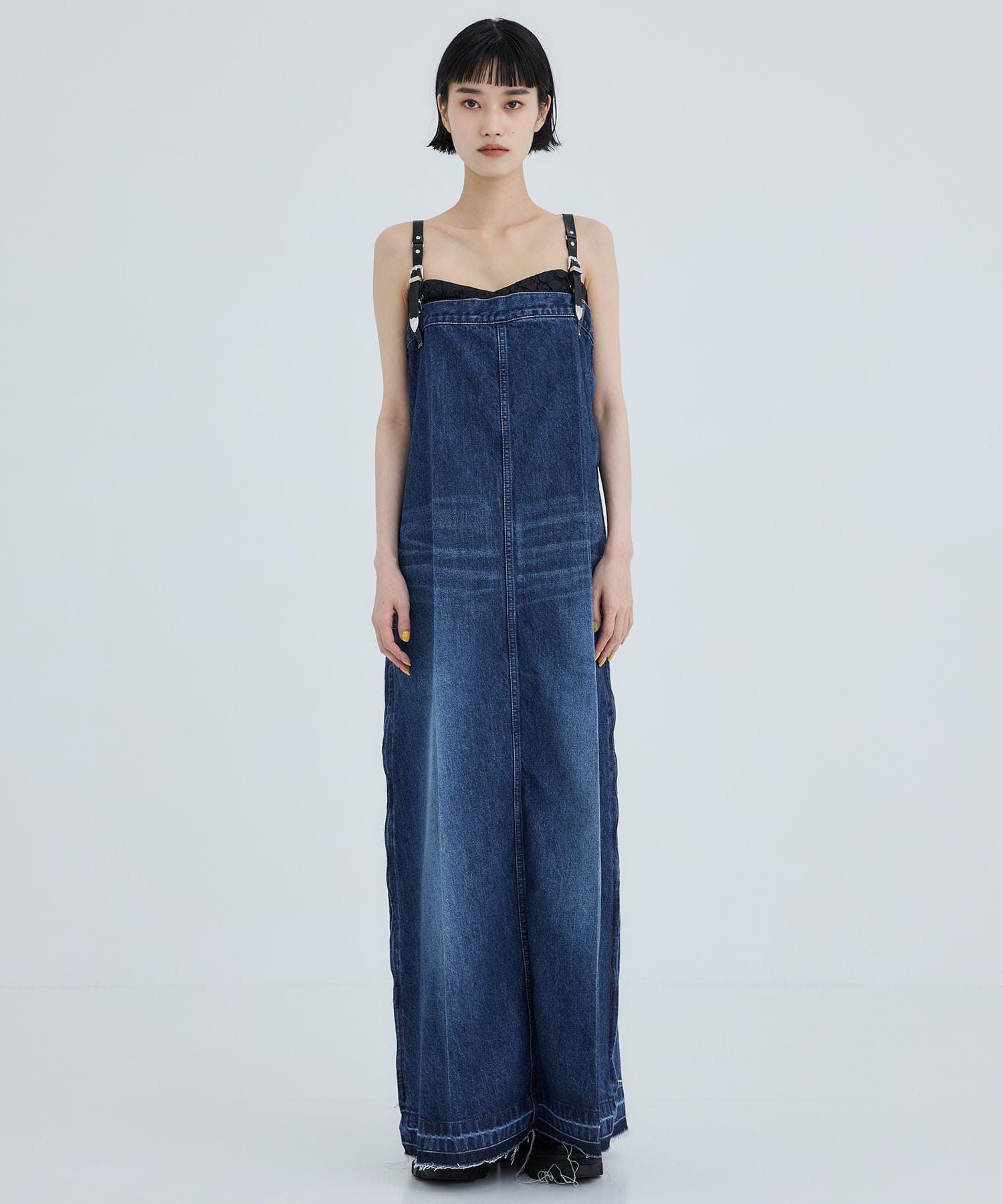 Suspenders denim dress TOGA PULLA