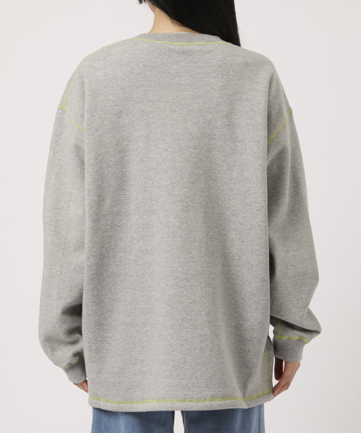 REVERSIBLE SLIT-NECK PULLOVER kotohayokozawa