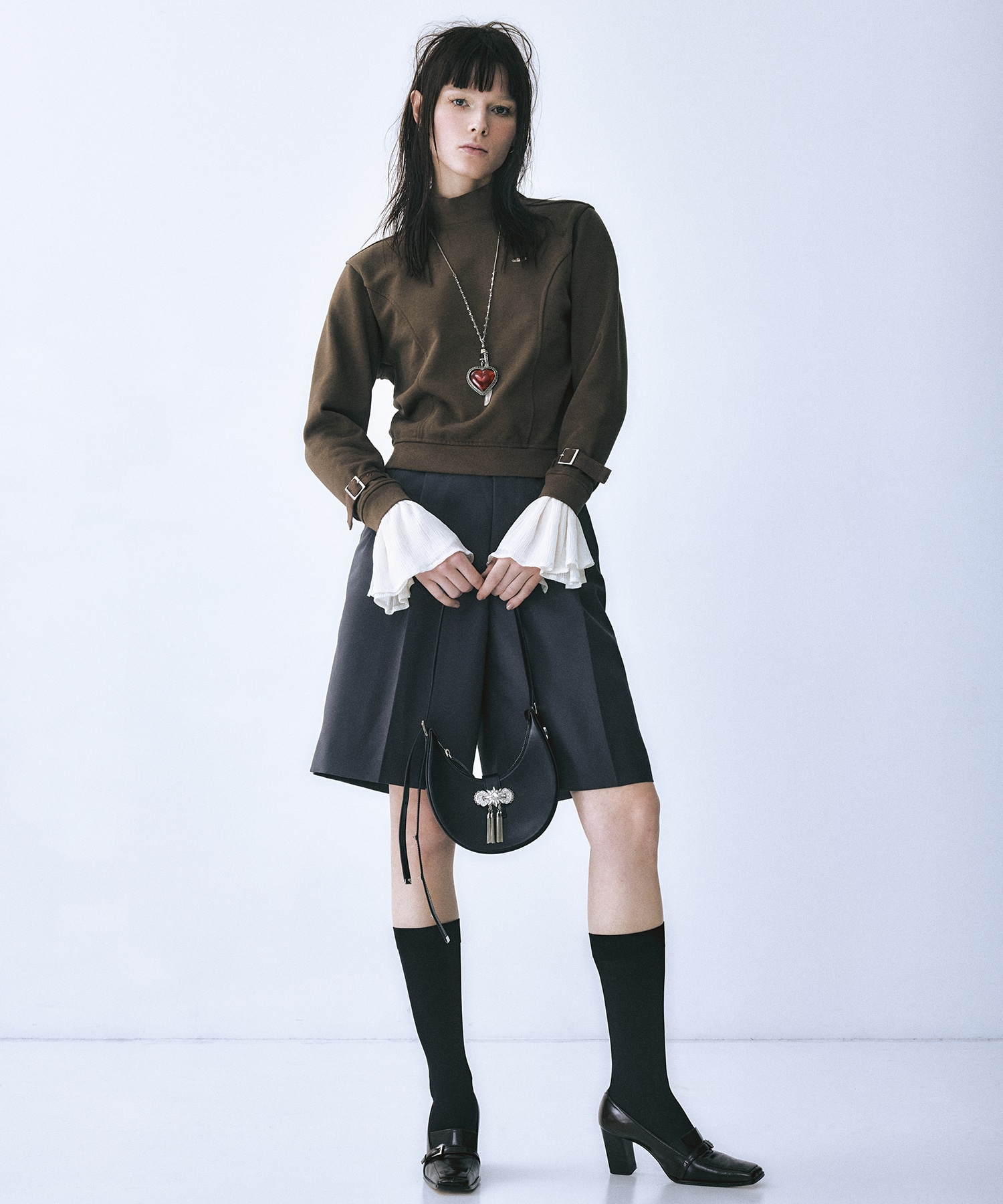 cuffs belted pullover tanakadaisuke