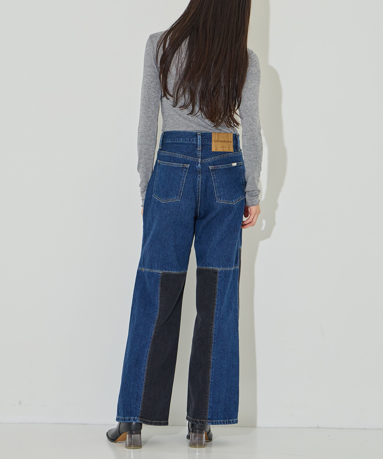 PANELLED JEANS kotohayokozawa