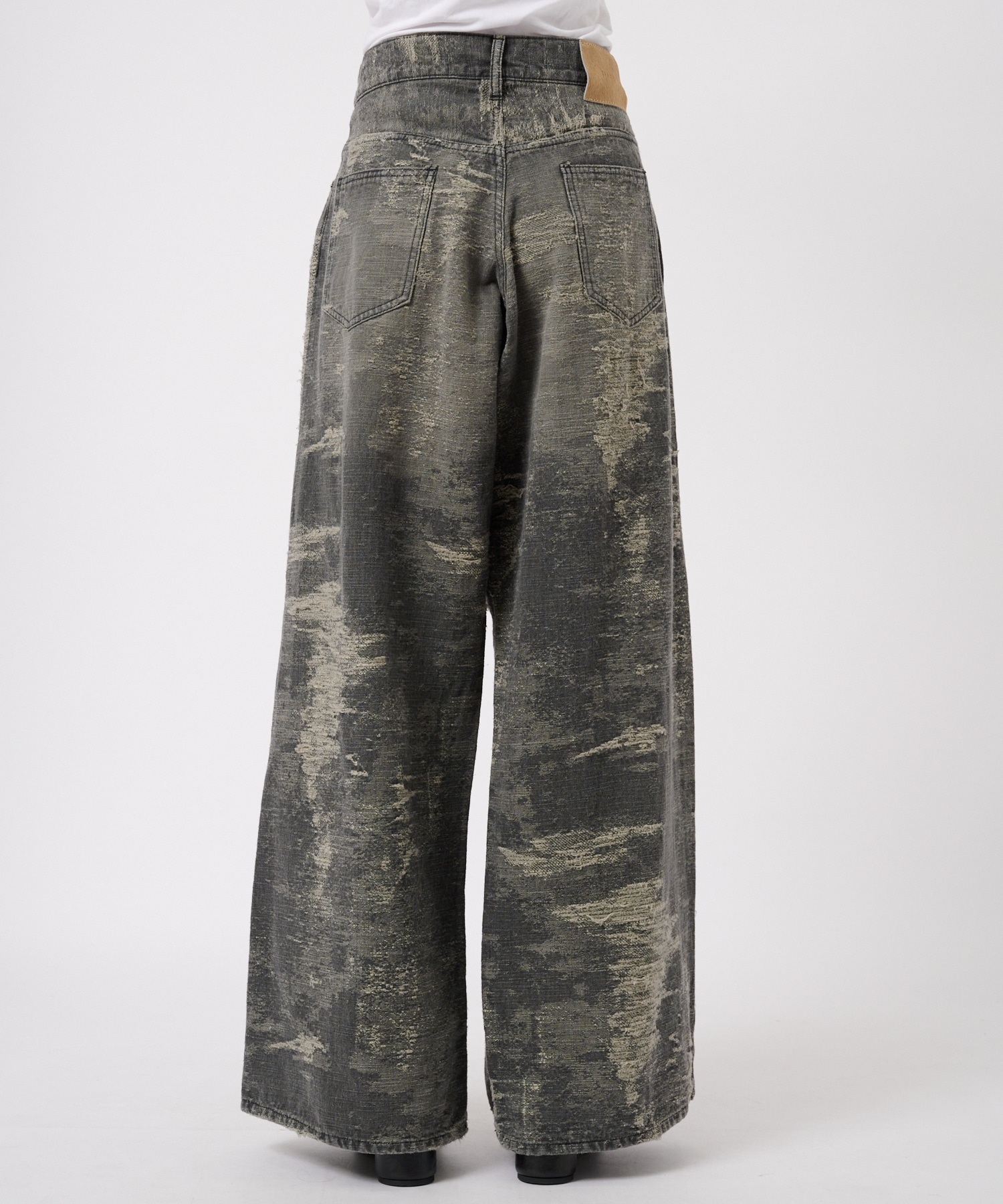 DENIM WIDE PANTS TAAKK