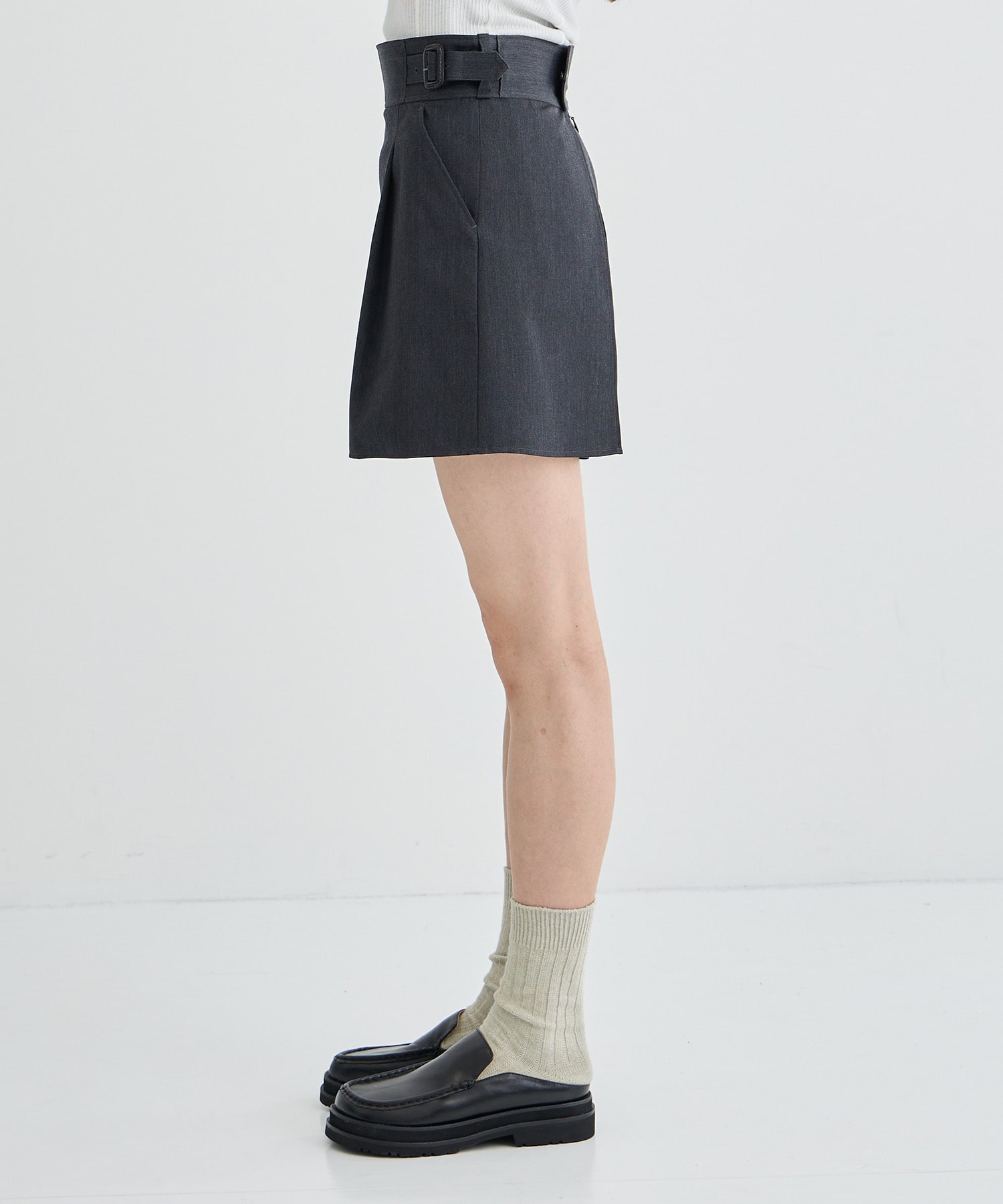 RERACS LAYERED SKIRT SHORTS THE RERACS