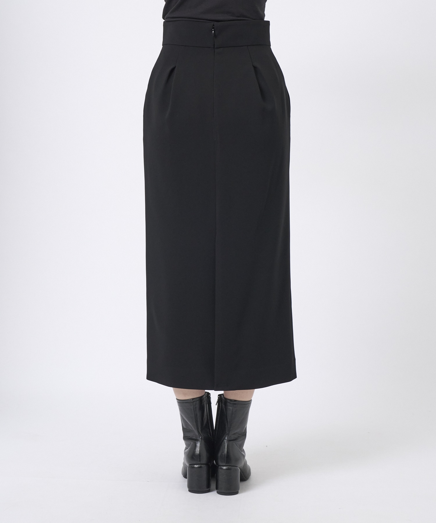 Acetate Polyester I-Line Skirt Mame Kurogouchi