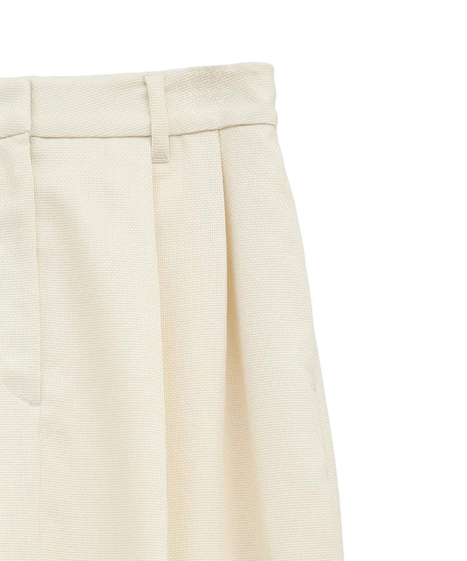 FRONT SLIT TUCK SKIRT CLANE