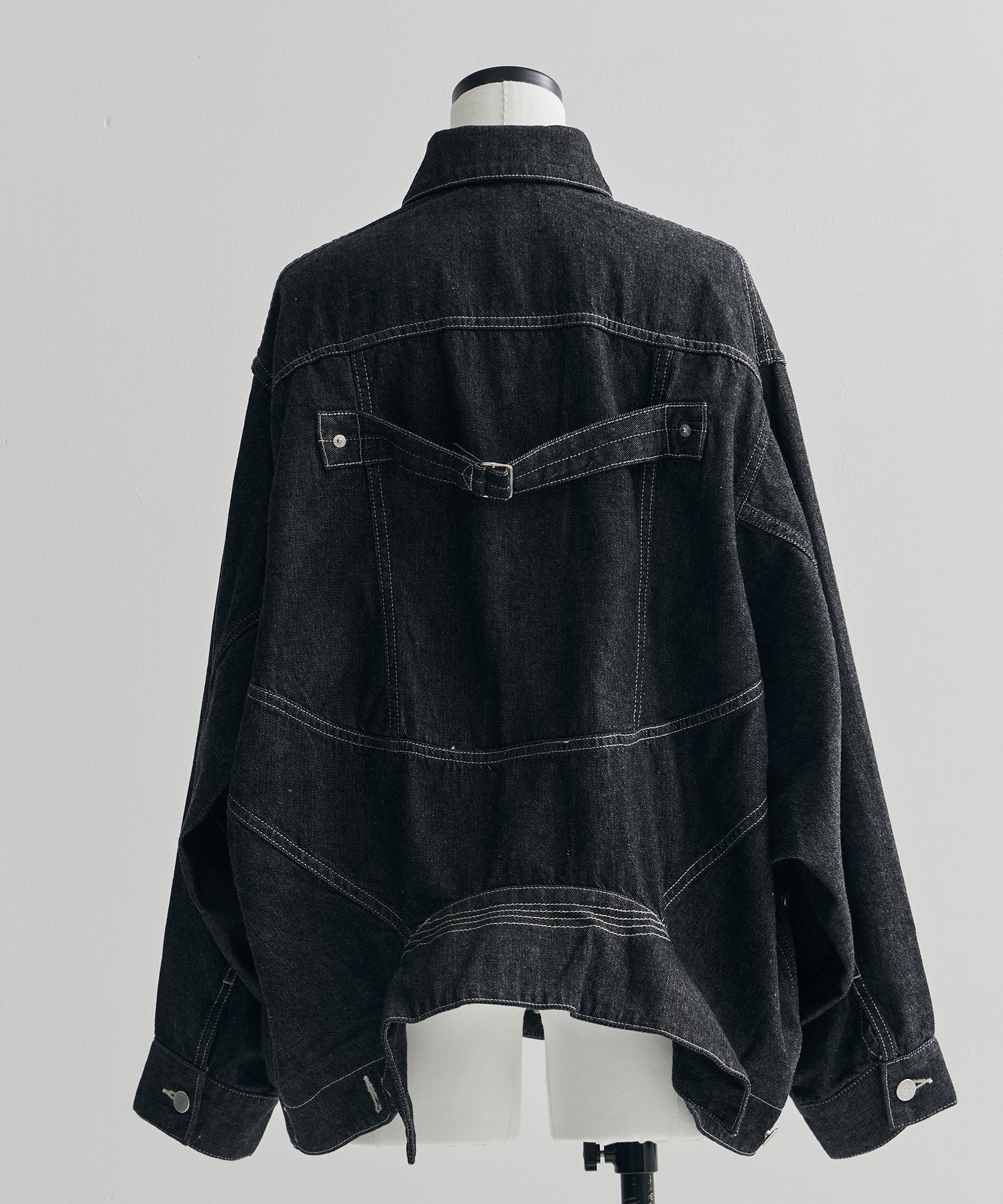 double-end left hand  twill denim blouson beautiful people