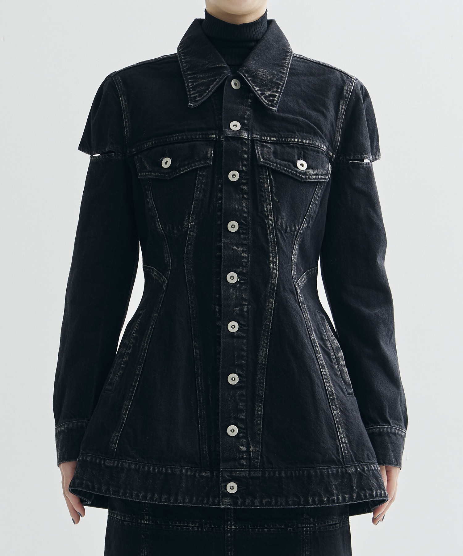 DENIM SLIT JACKET FETICO