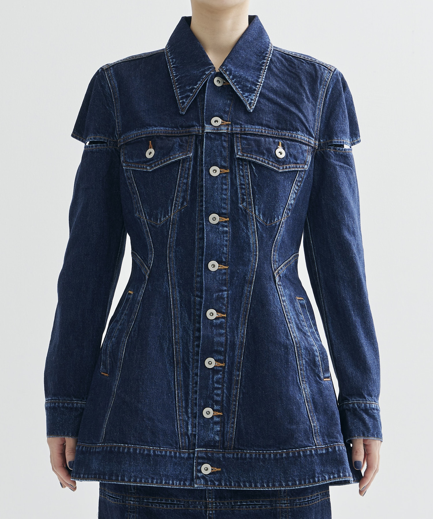 DENIM SLIT JACKET FETICO