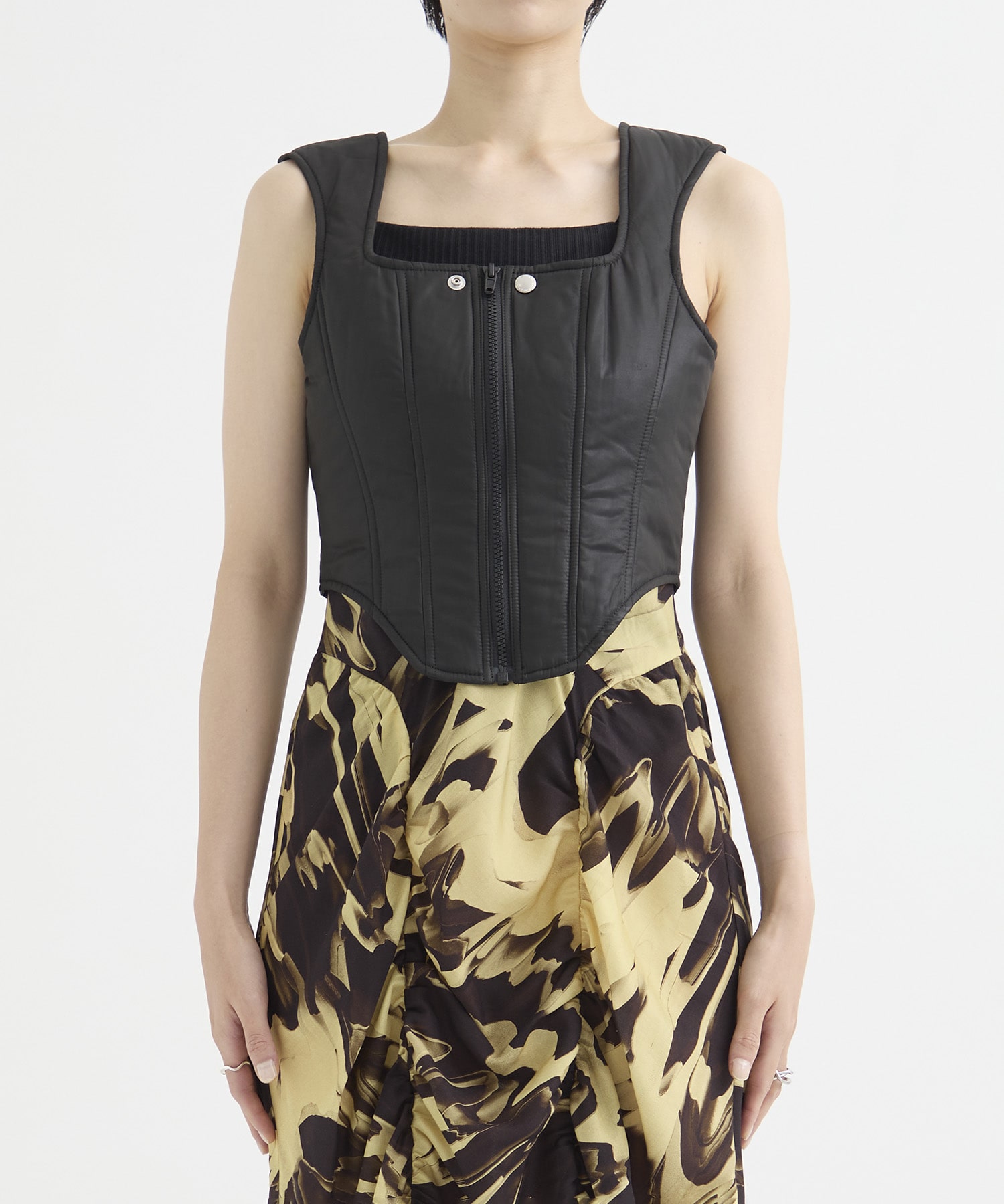 TAFFETAS BUSTIER TOP JOHN LAWRENCE SULLIVAN