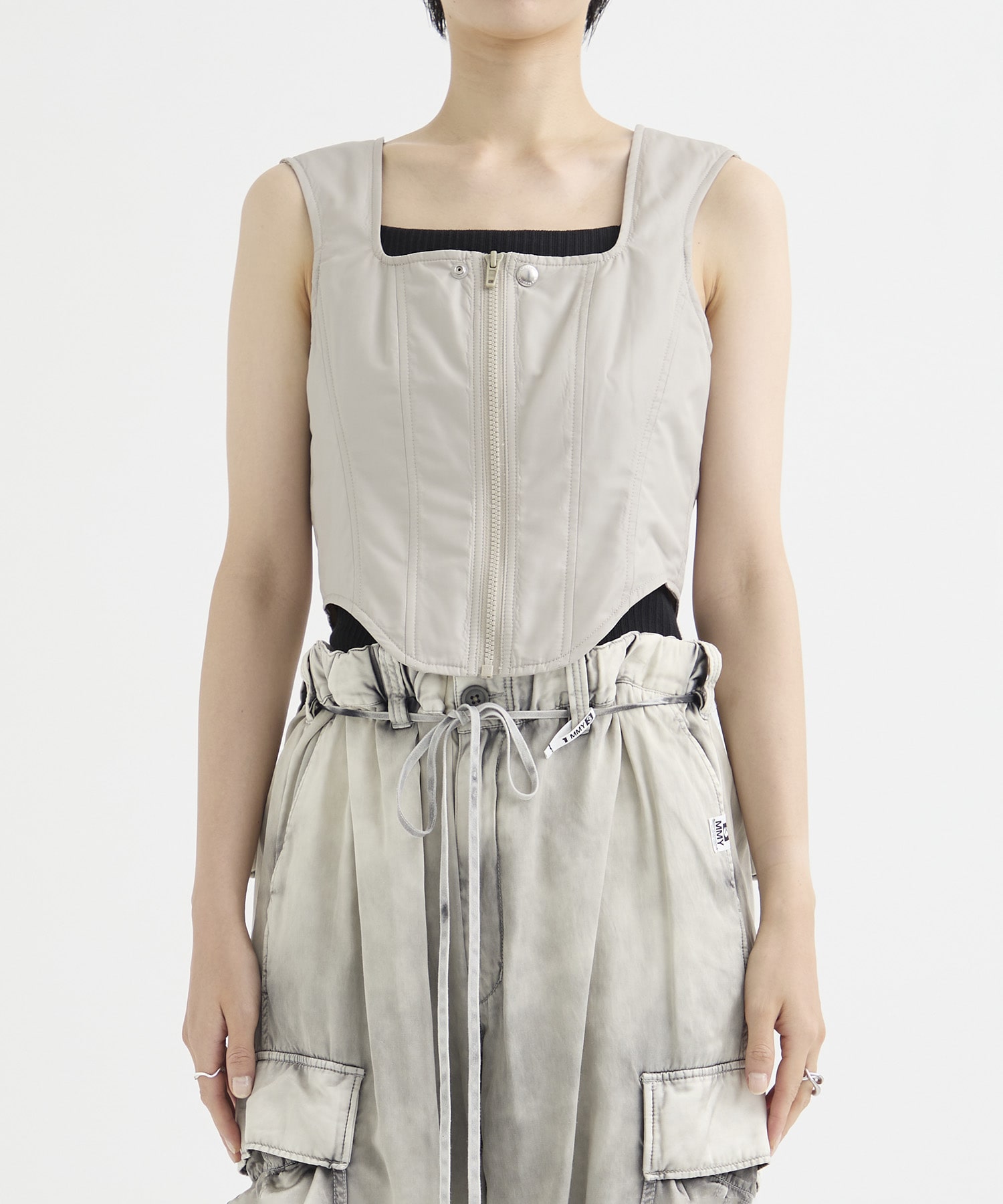 TAFFETAS BUSTIER TOP JOHN LAWRENCE SULLIVAN