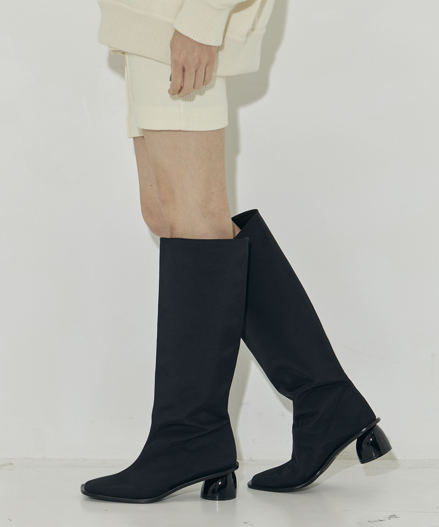 FABRIC LONG BOOTS MUKASA