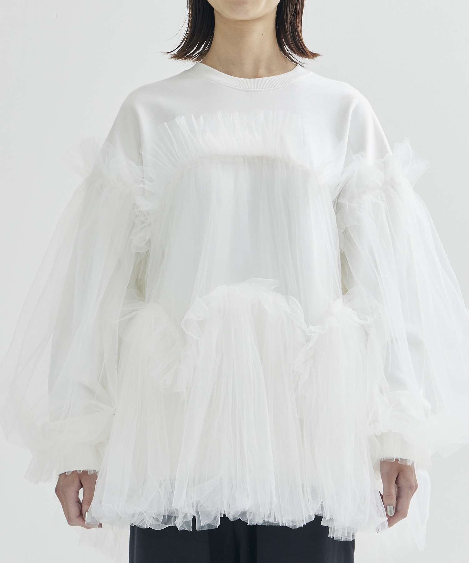 Swell Tulle Sweat Shirt VIVIANO