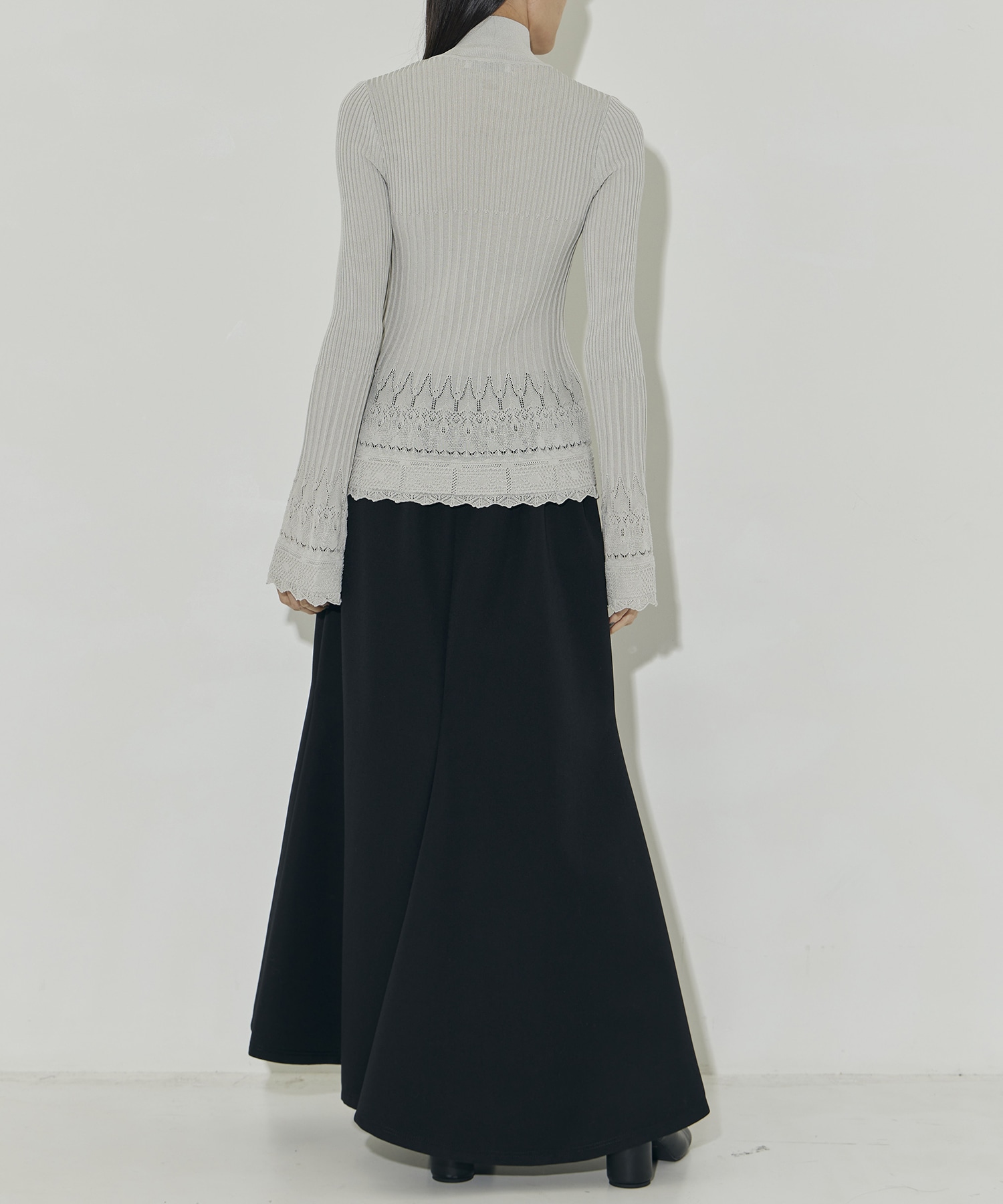 Emerge flower knit top MURRAL