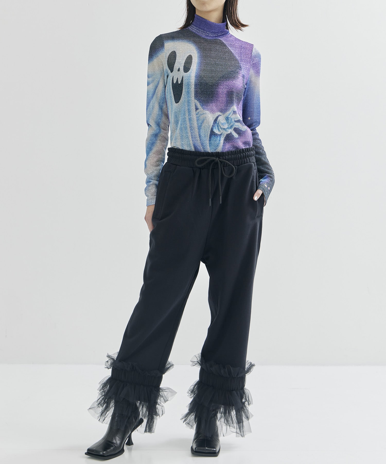 Tulle Sweat Pants VIVIANO