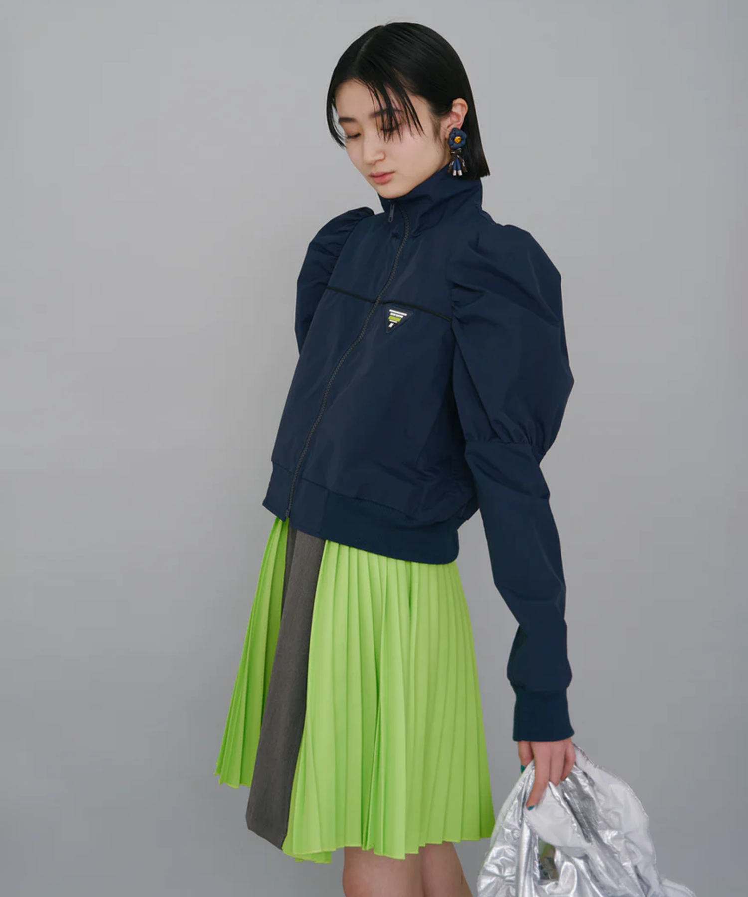 PUFFSLEEVE NYLON BLOUSON NON TOKYO