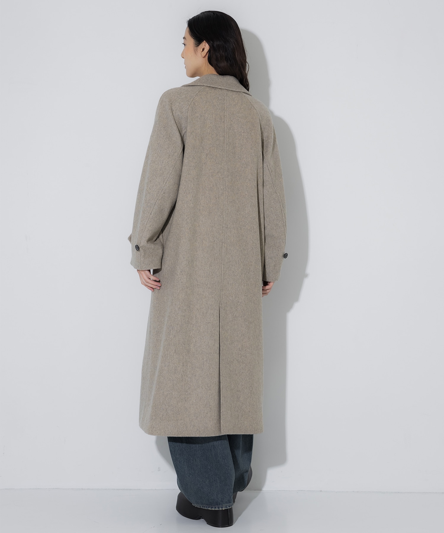 Stand Collar Wool Coat STUDIOUS