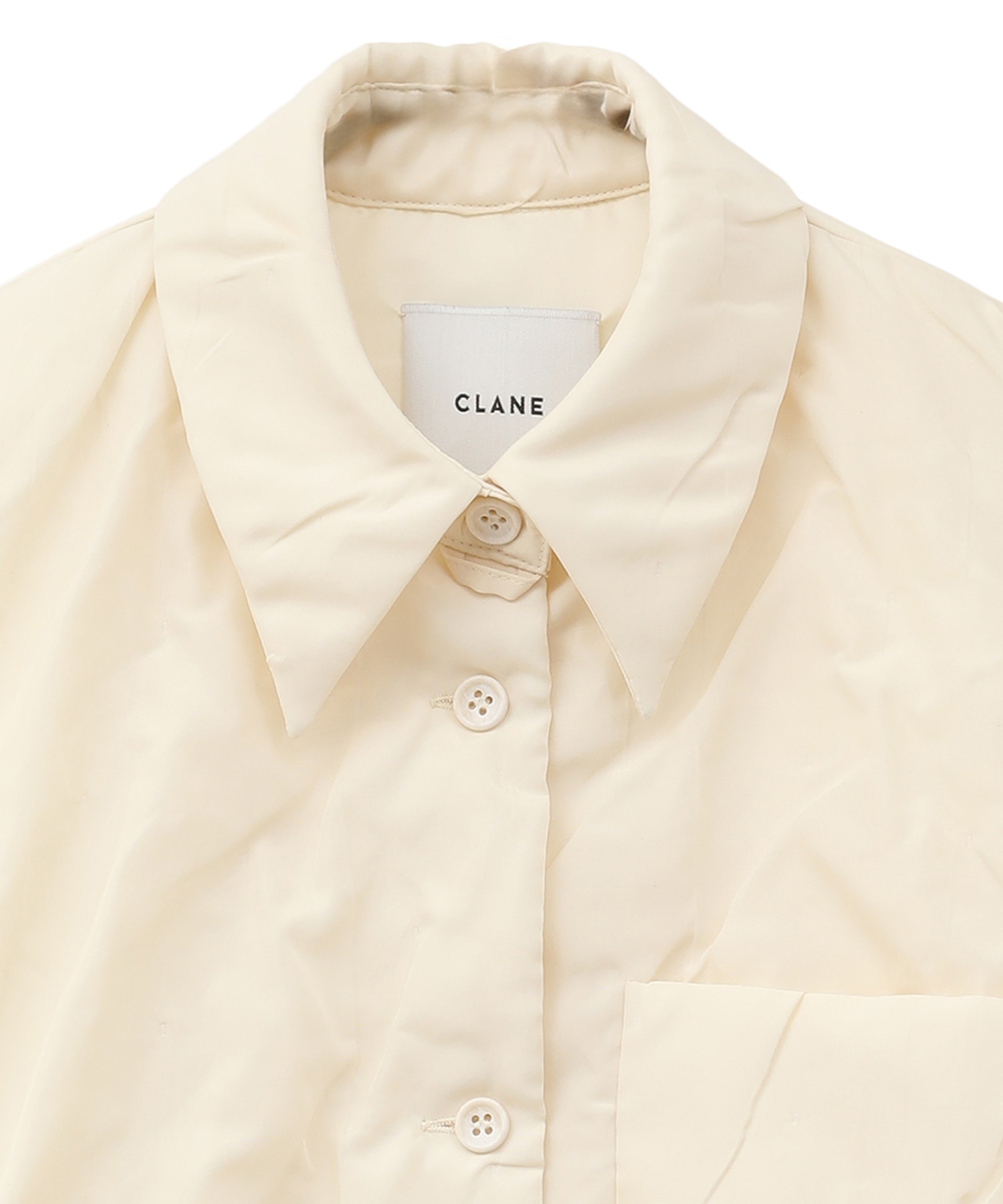 PADDED CRUMPLY SHIRT JACKET CLANE