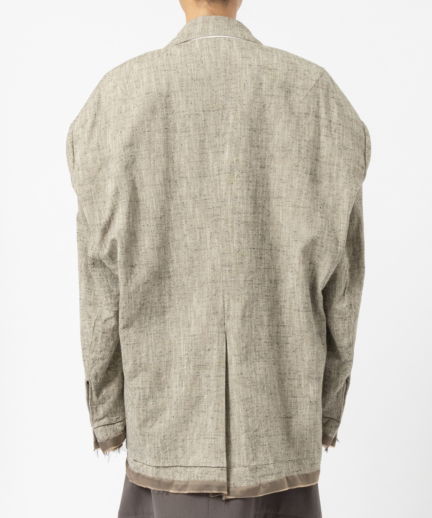 SLUB NEP TWEED JACKET Maison MIHARA YASUHIRO