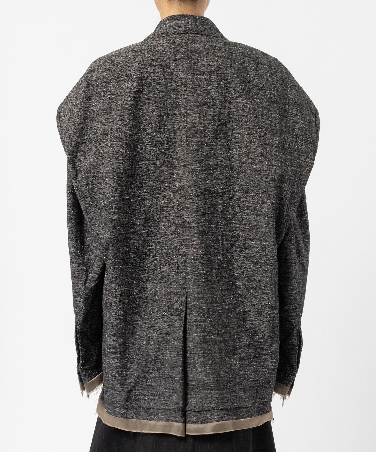 SLUB NEP TWEED JACKET Maison MIHARA YASUHIRO