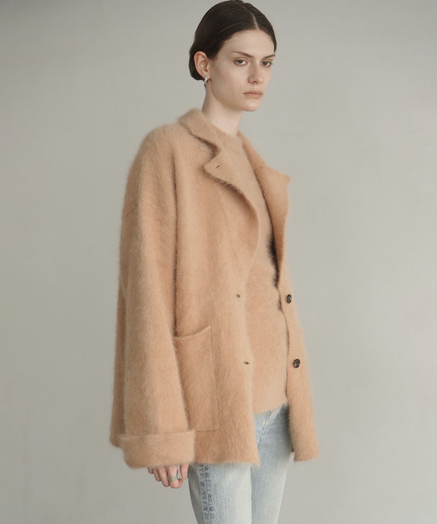 ANGOLA TAILORED KNIT JACKET CLANE