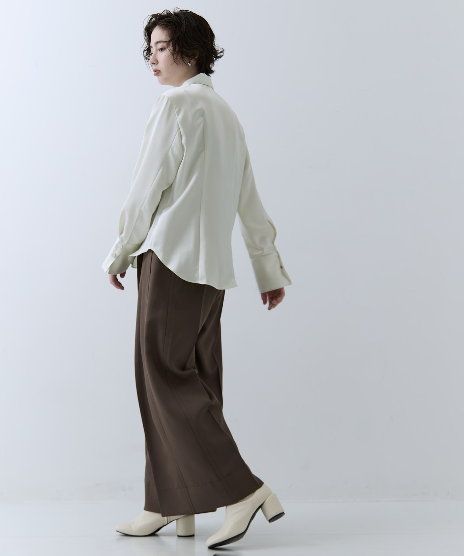 Stretch Satin Shirt STUDIOUS