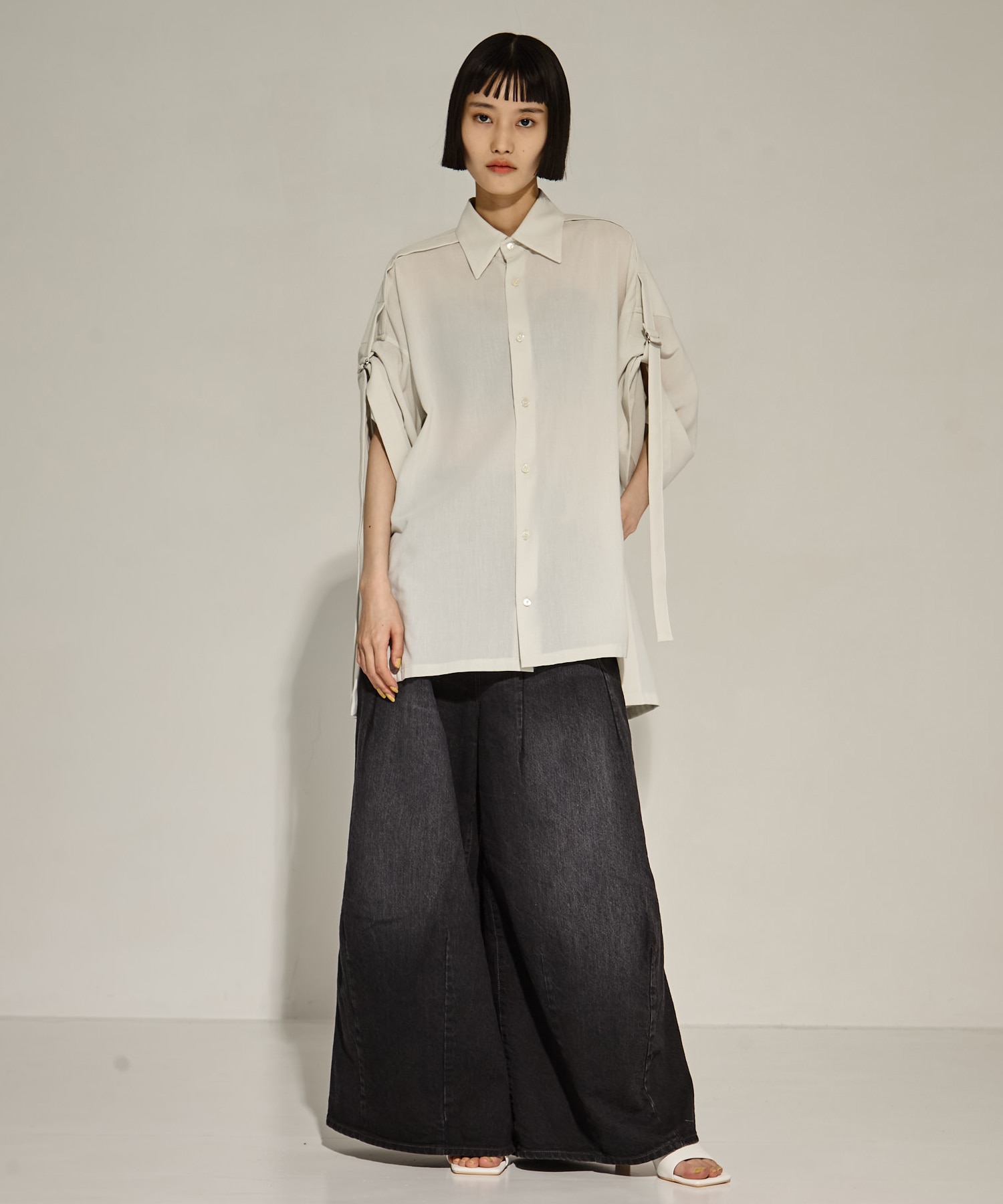Sleeve Belt Shirt UJOH