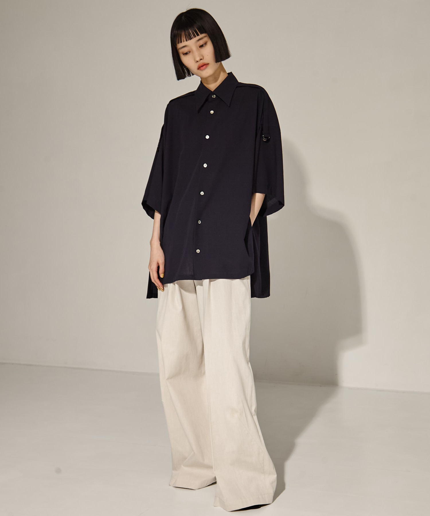 Sleeve Belt Shirt UJOH