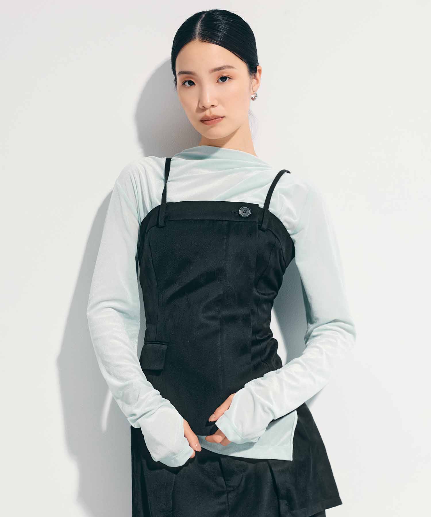 Leaf Jacquard Bustier STUDIOUS