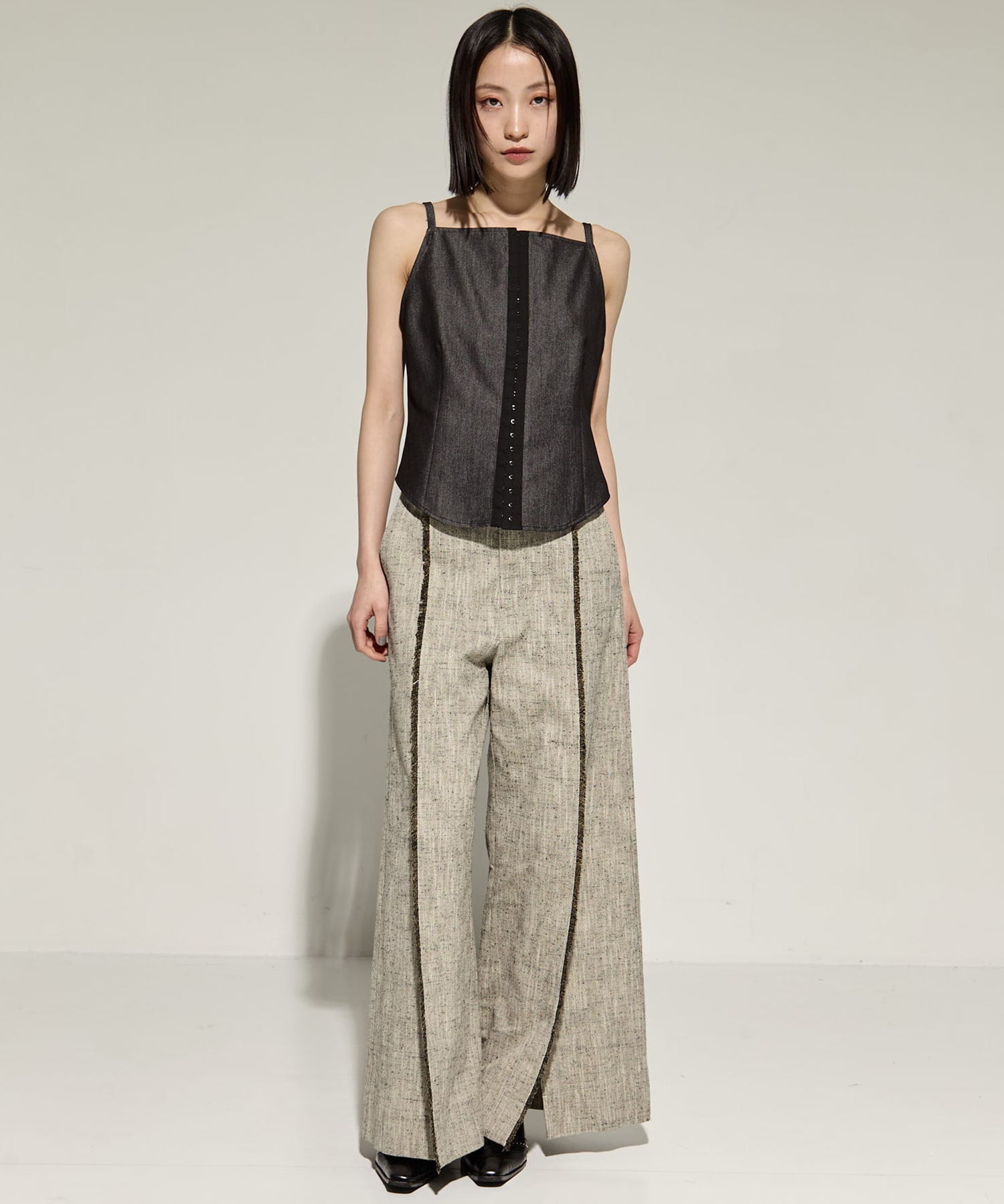 CAMISOLE SET EXTRA LONG SKIRT DRESS AMERI