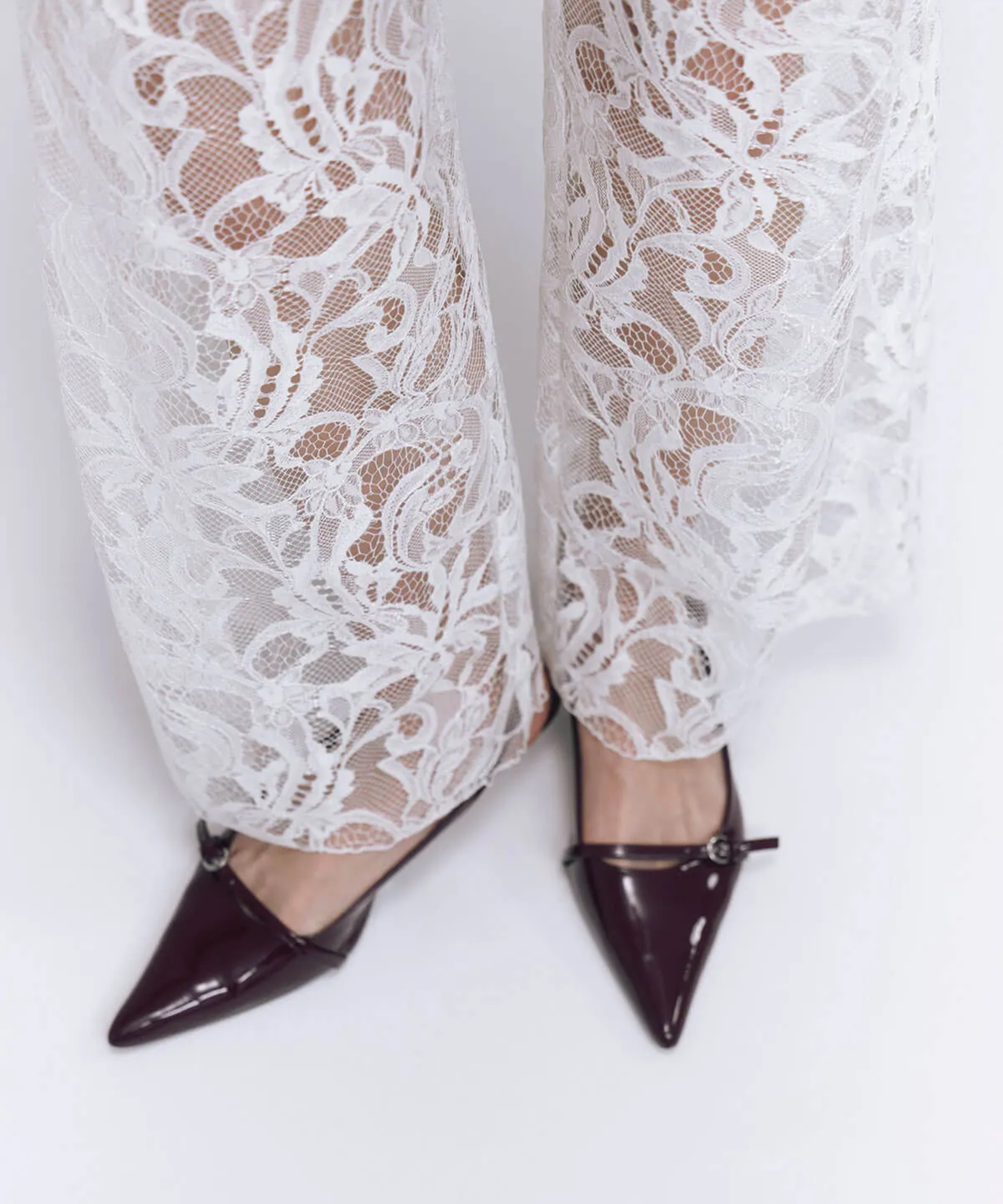 LACE FLARE PANTS JOSEMOON