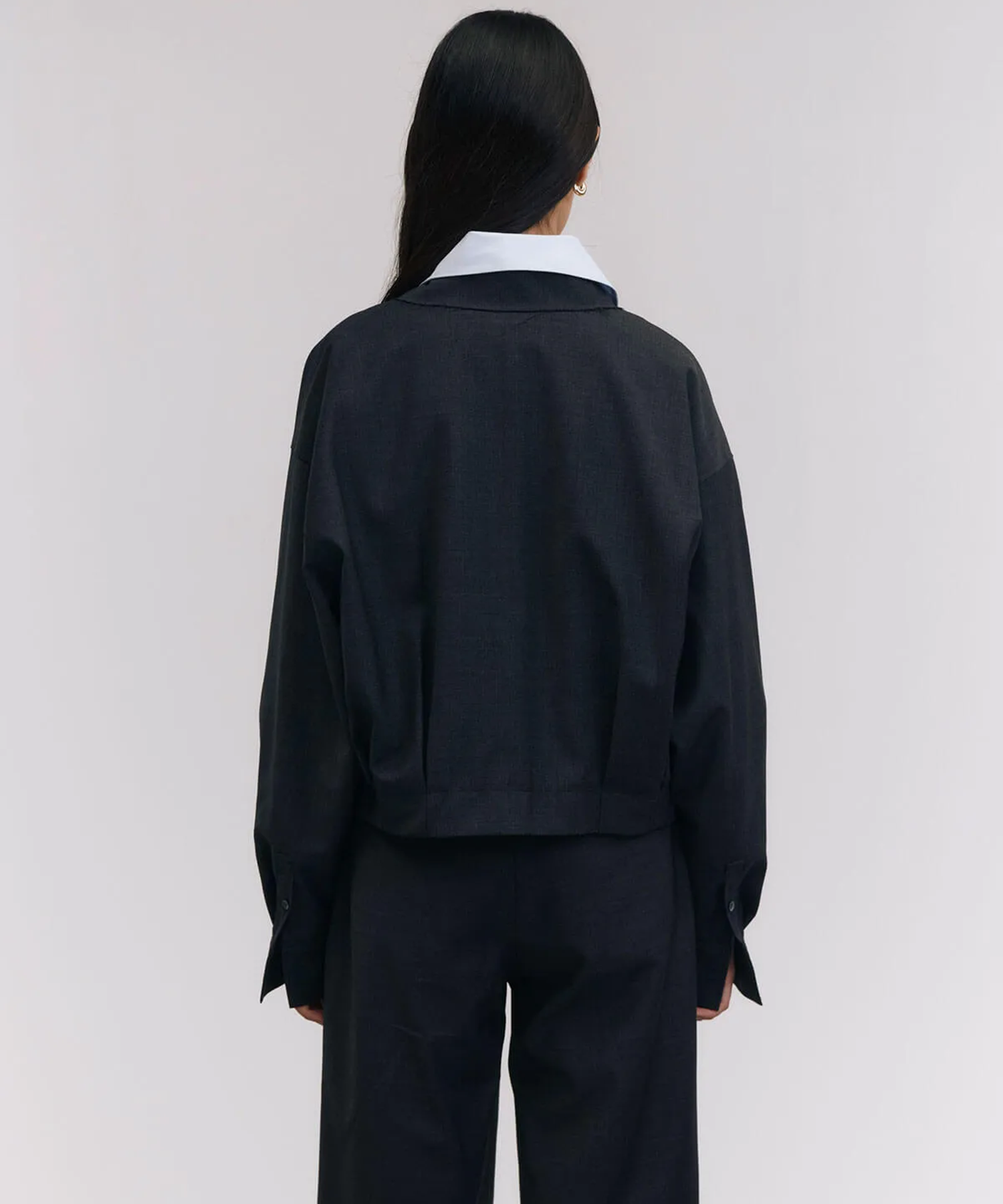 WOOL MINIMAL BLOUSON JOSEMOON