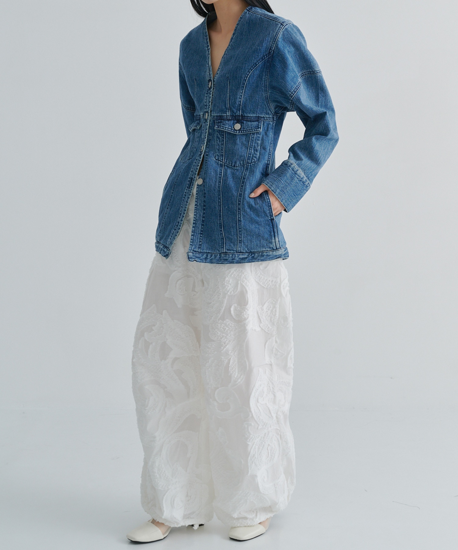 Helene denim jacket BL AKIRANAKA