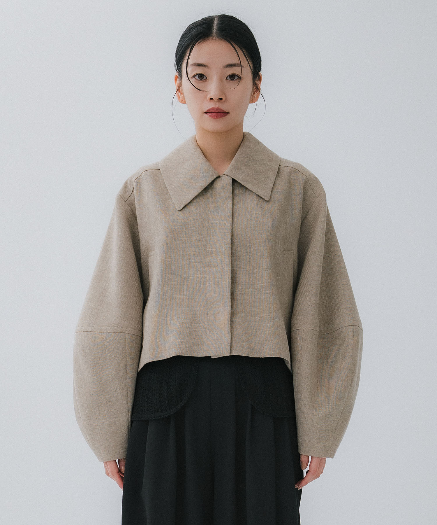 COCOON SLEEVE SHORT JACKET CLANE