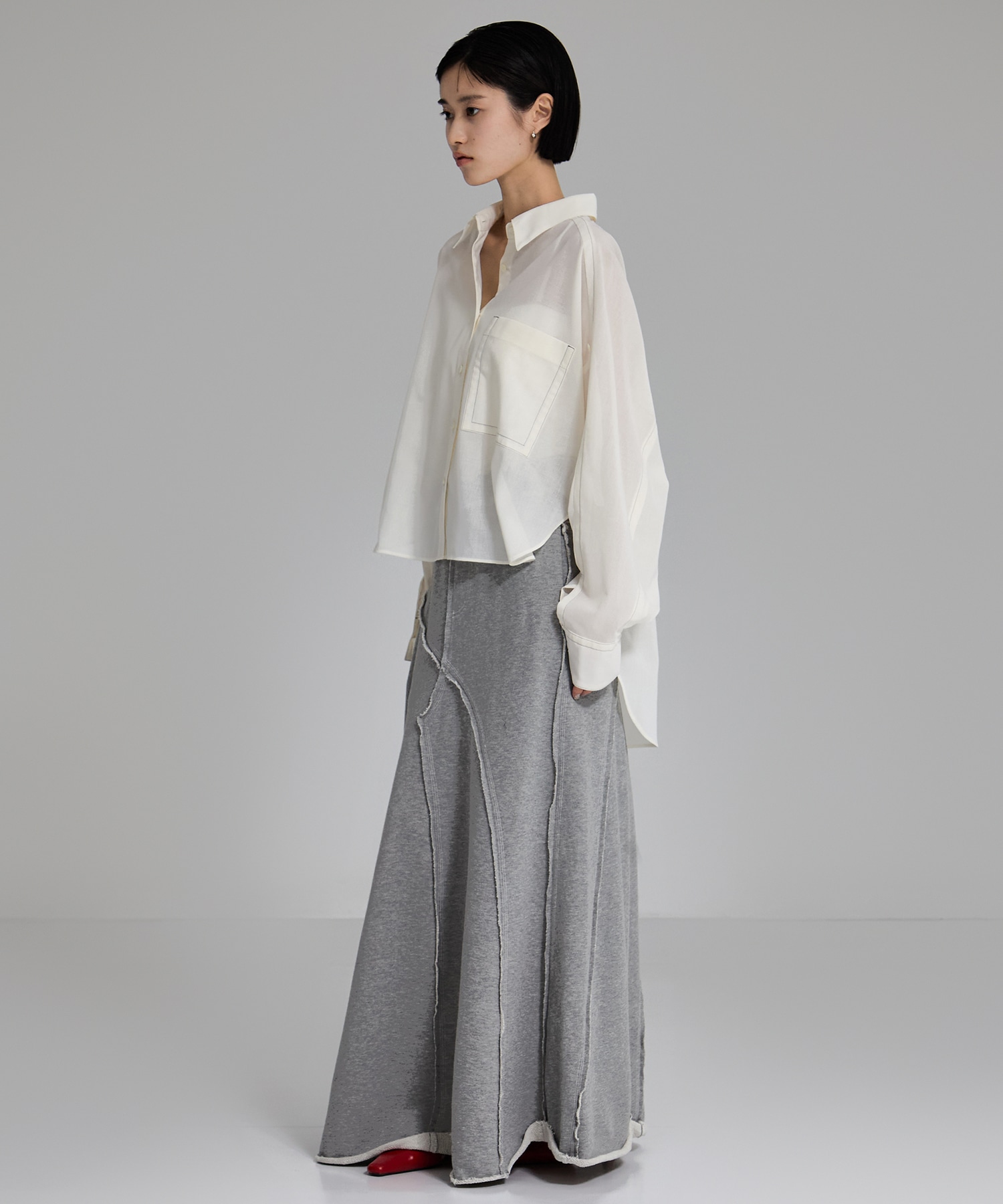 Matte Sheer Over Shirt STUDIOUS