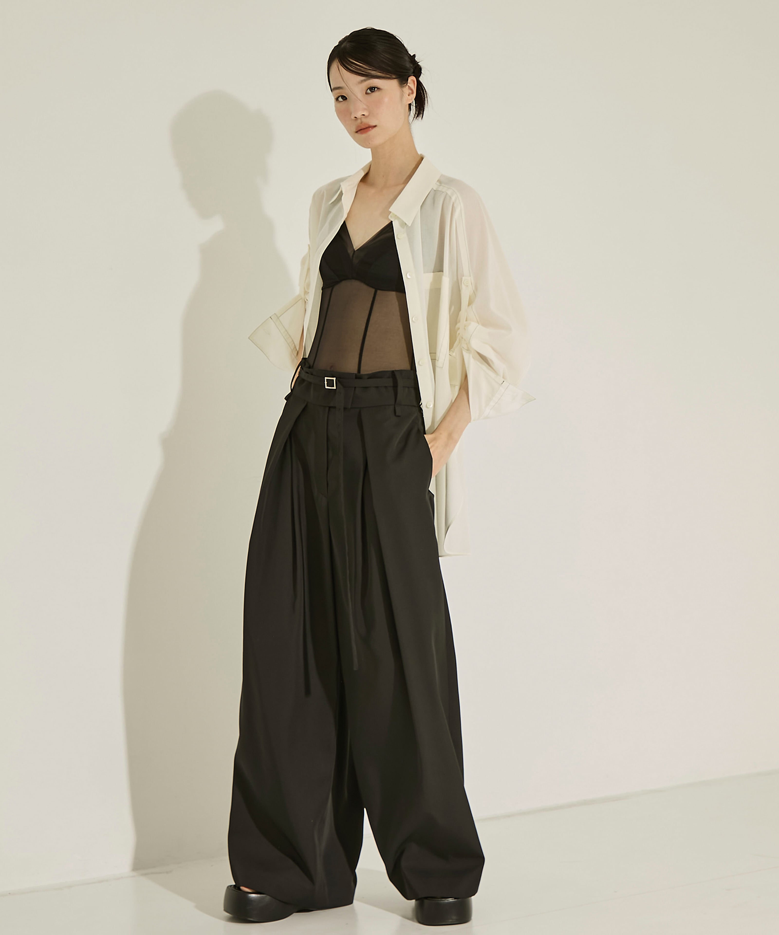 Matte Sheer Over Shirt STUDIOUS