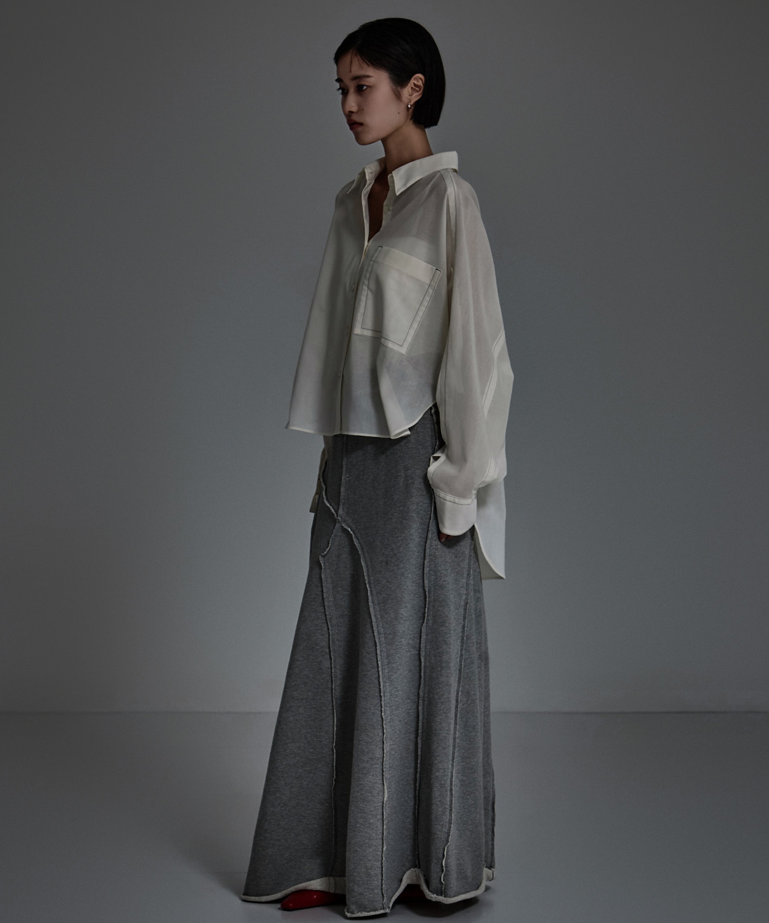 Stetched Sheer Shirt STUDIOUS