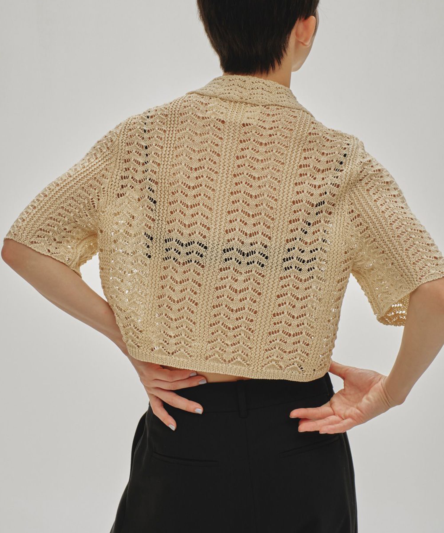 Lace Knit Shirts TODAYFUL