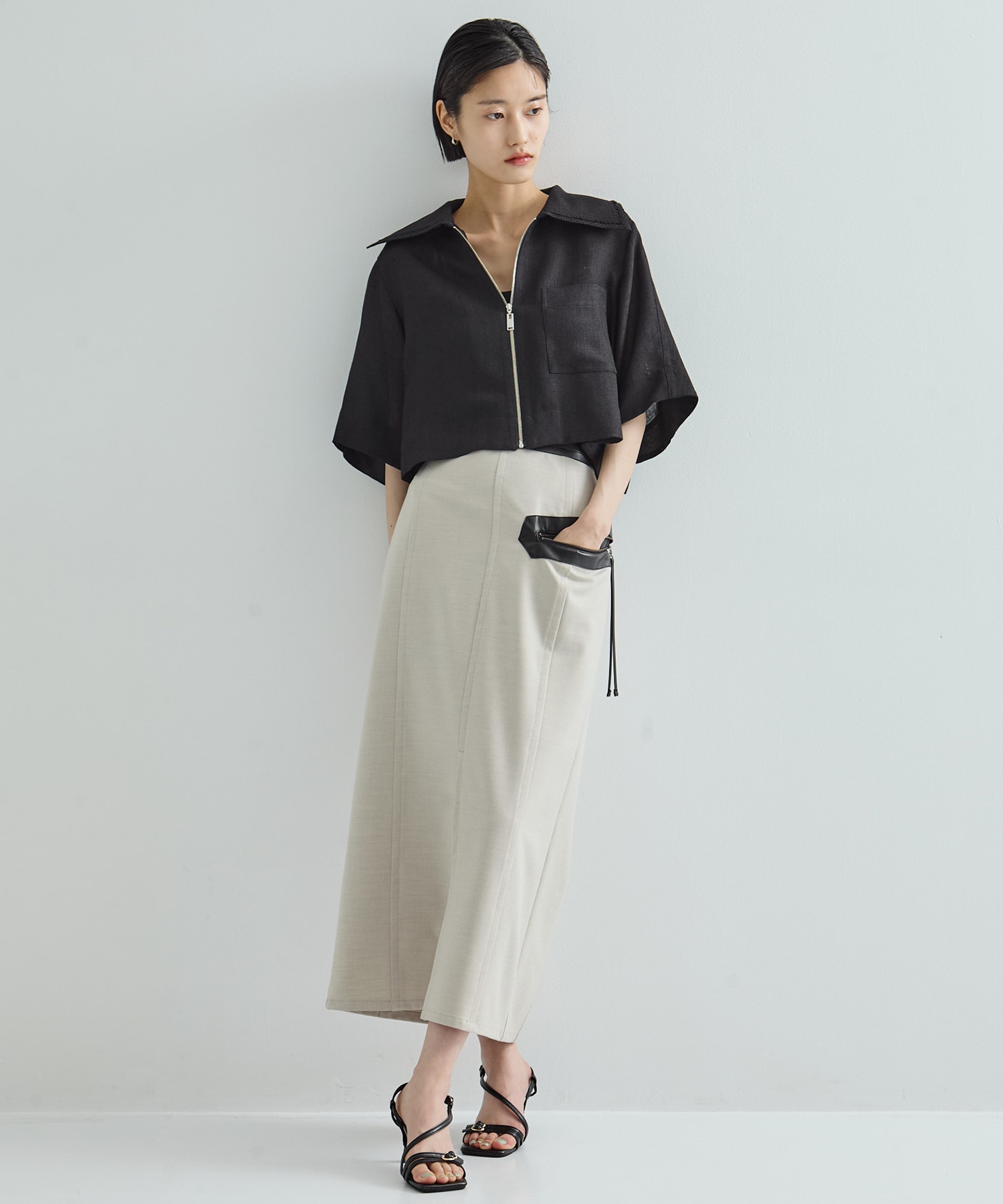 Half Sleeve Mesh Shirt STUDIOUS
