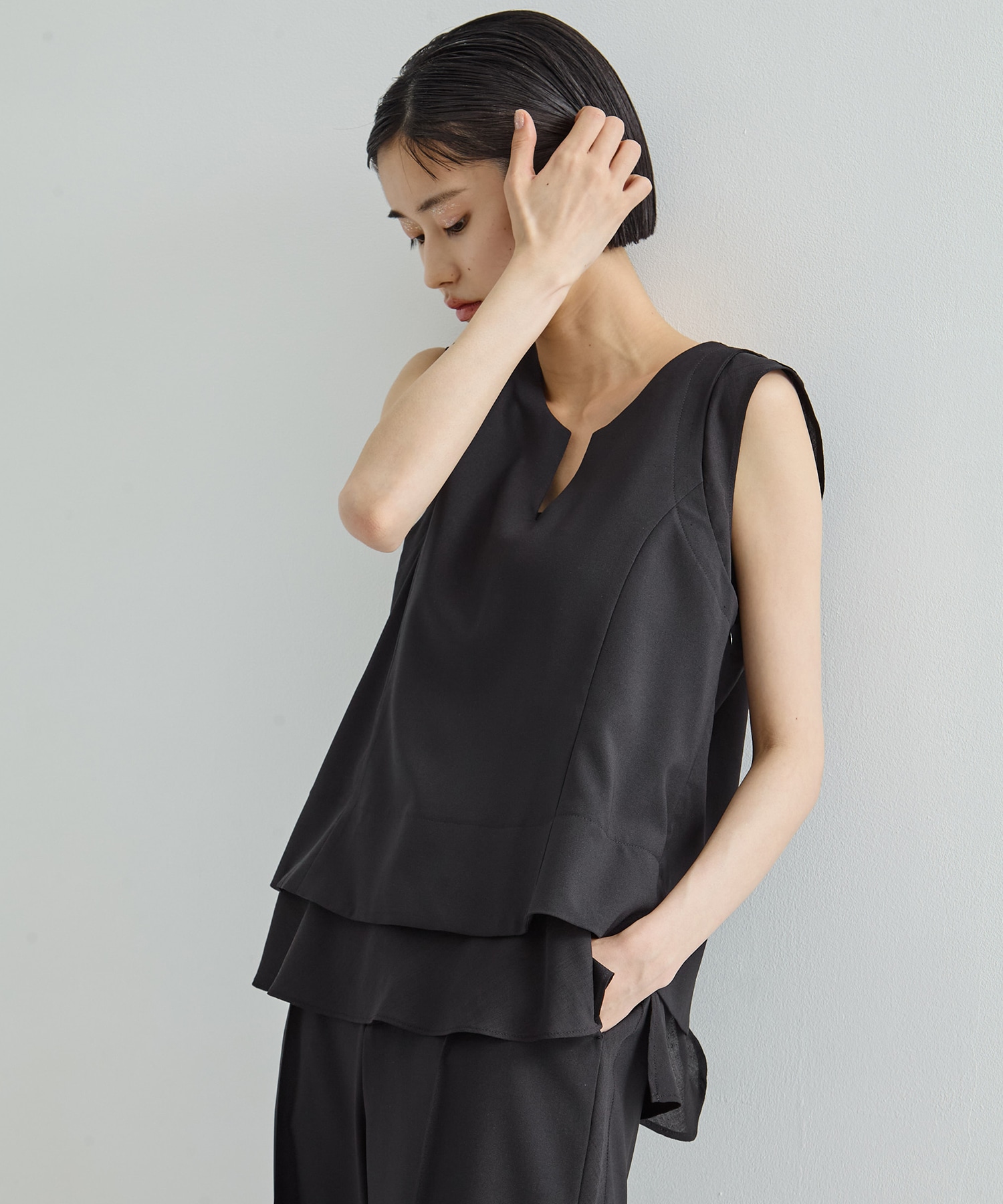 Sheer Layered Blouse STUDIOUS