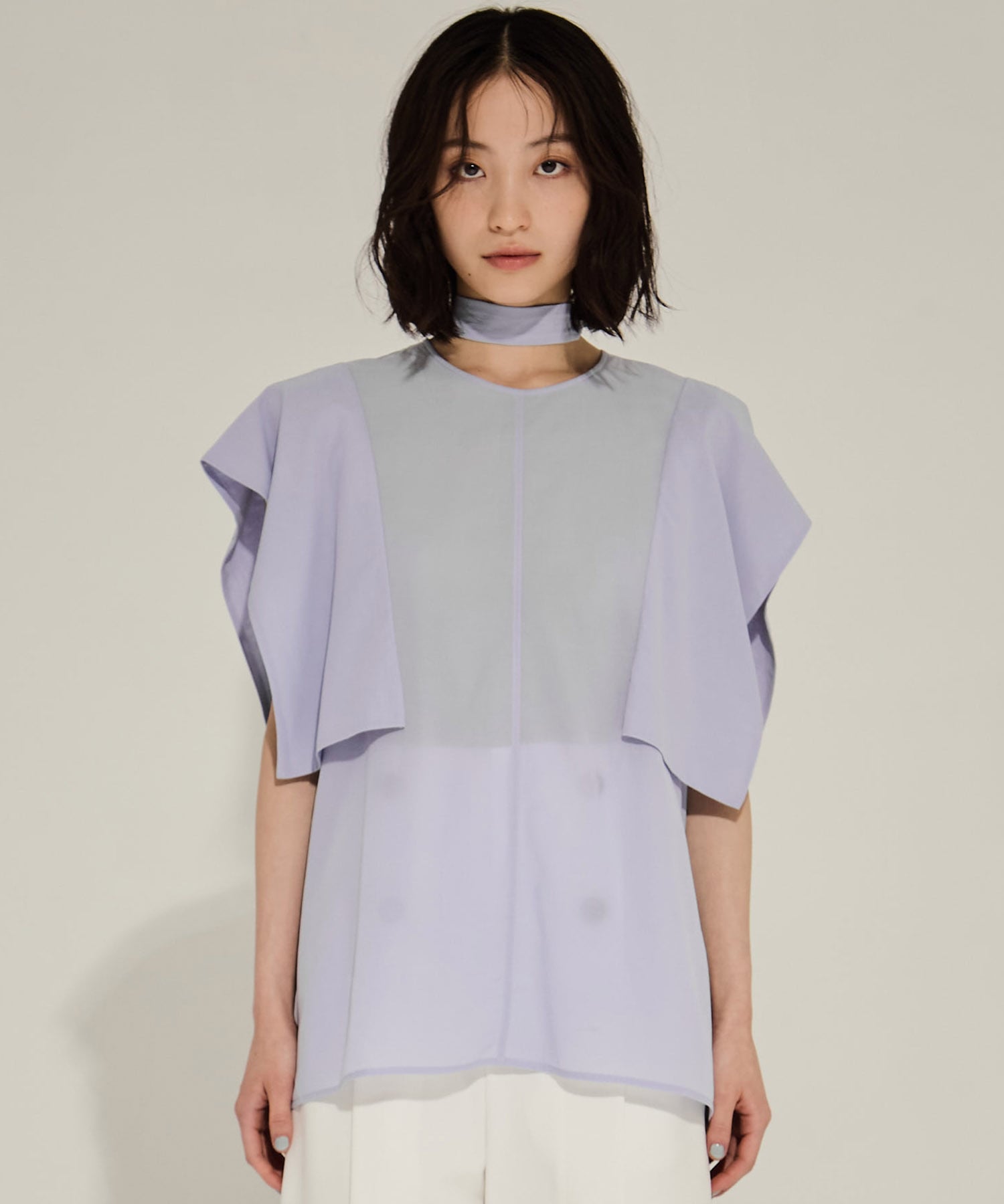 SQUARE SLEEVE BLOUSE CLANE