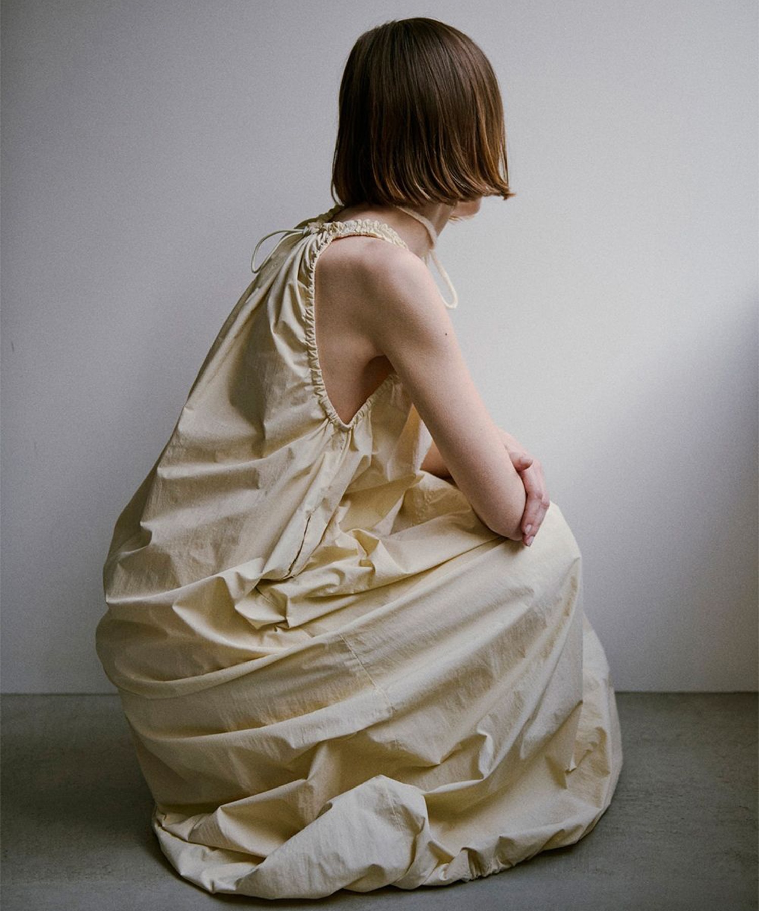 Gather Balloon Dress TODAYFUL