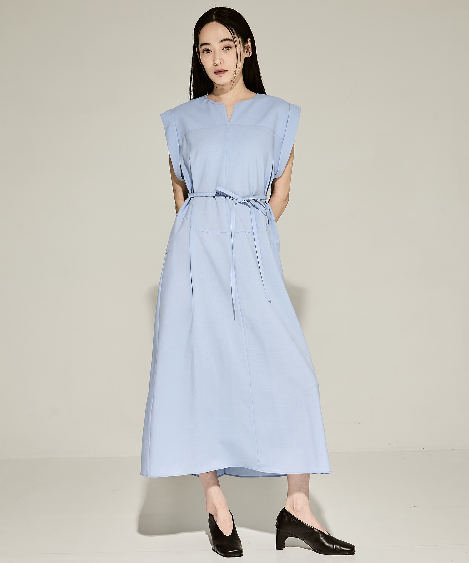 Back Tucked Dress STUDIOUS