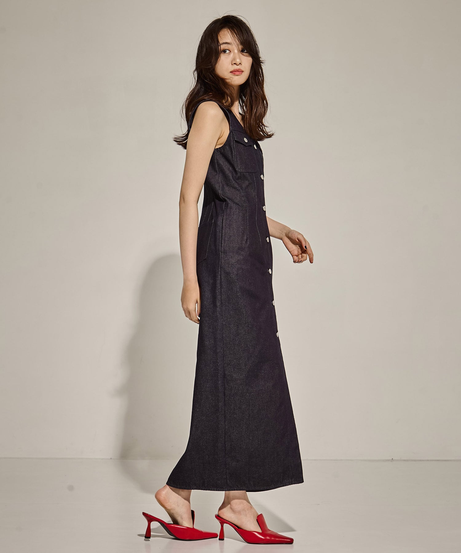 LADY DENIM N/S ONEPIECE CLANE