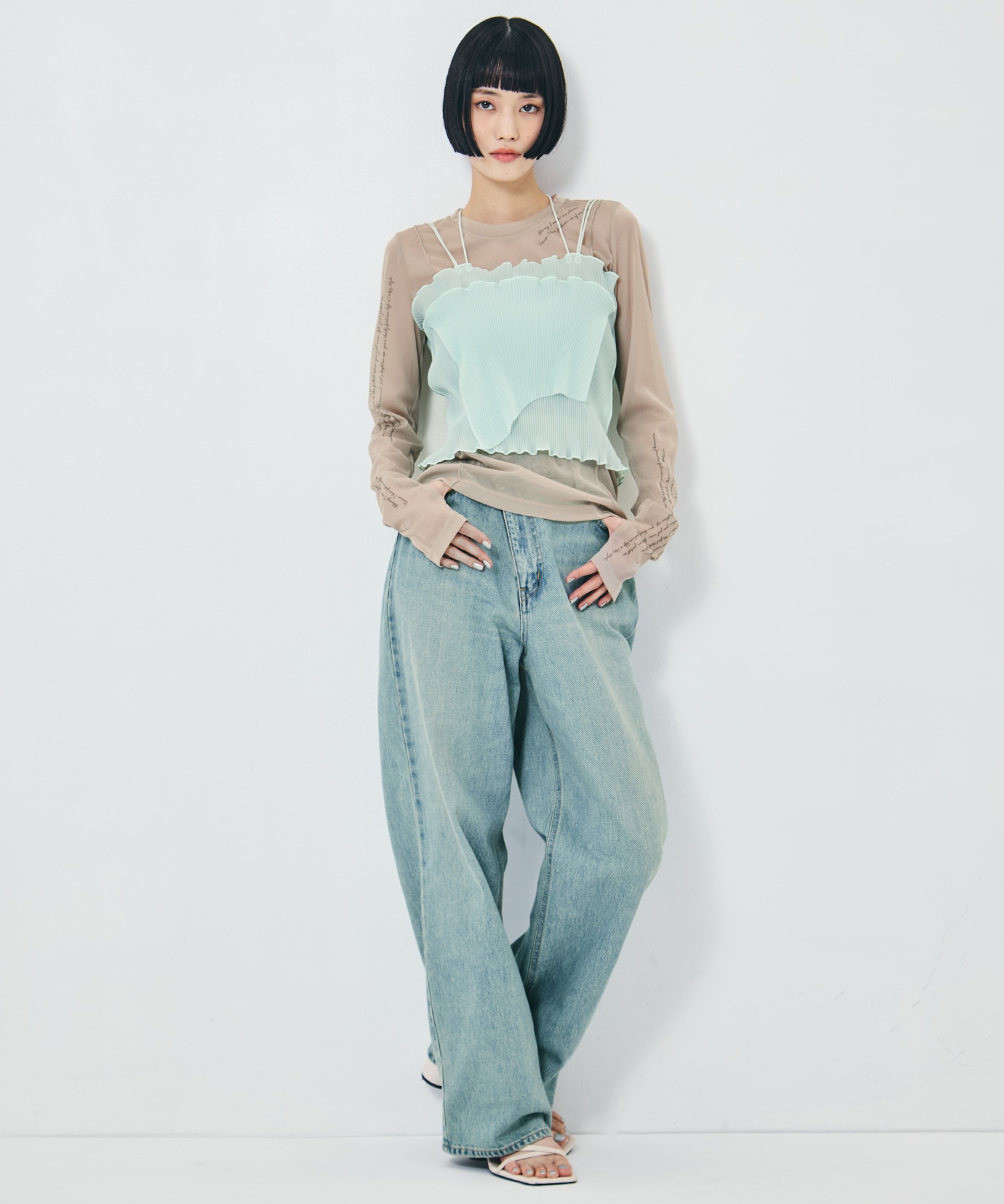 Tattoo Skin Mesh Top STUDIOUS