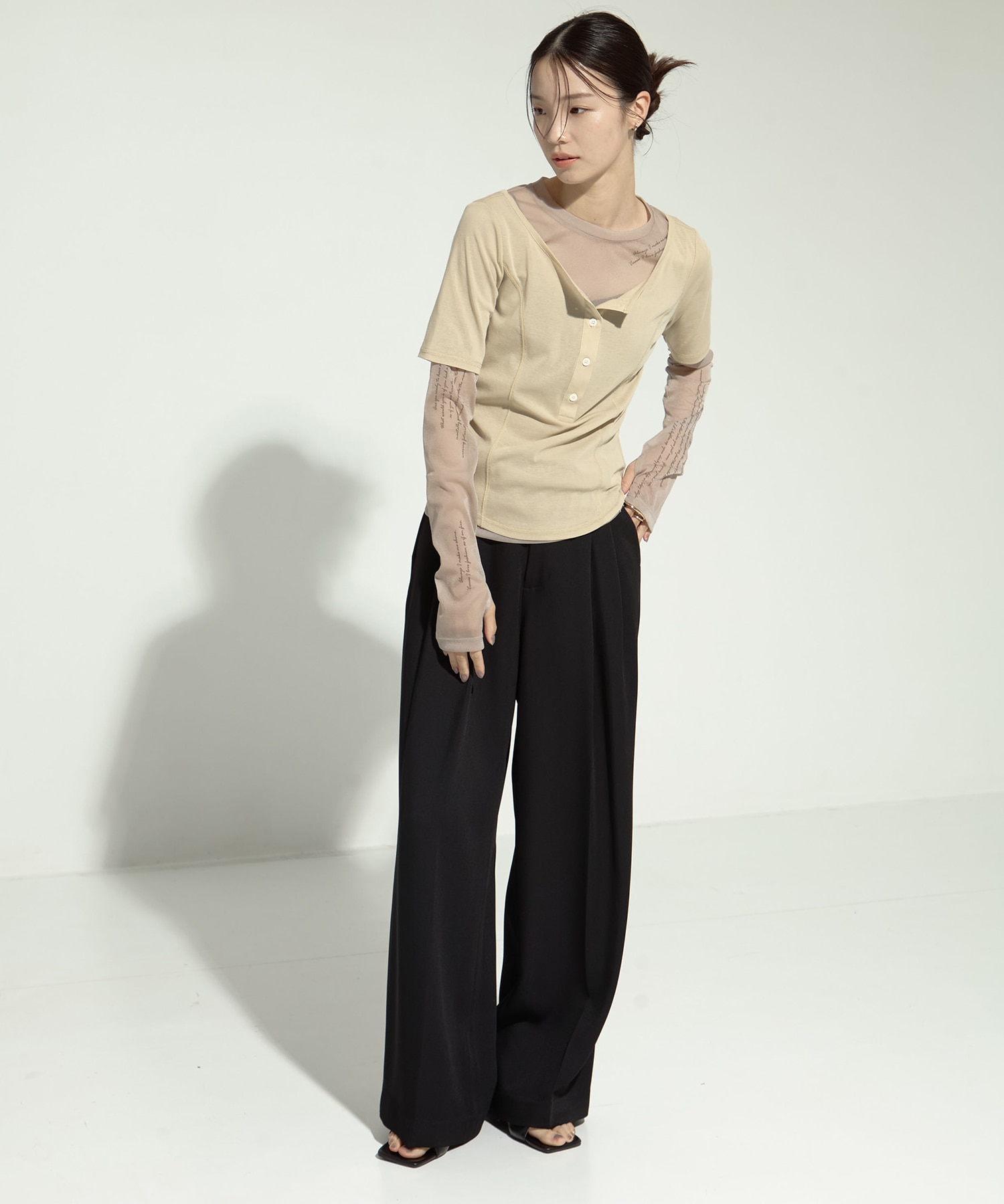 Tattoo Skin Mesh Top STUDIOUS